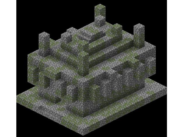 Minecraft Jungle Temple 3d model