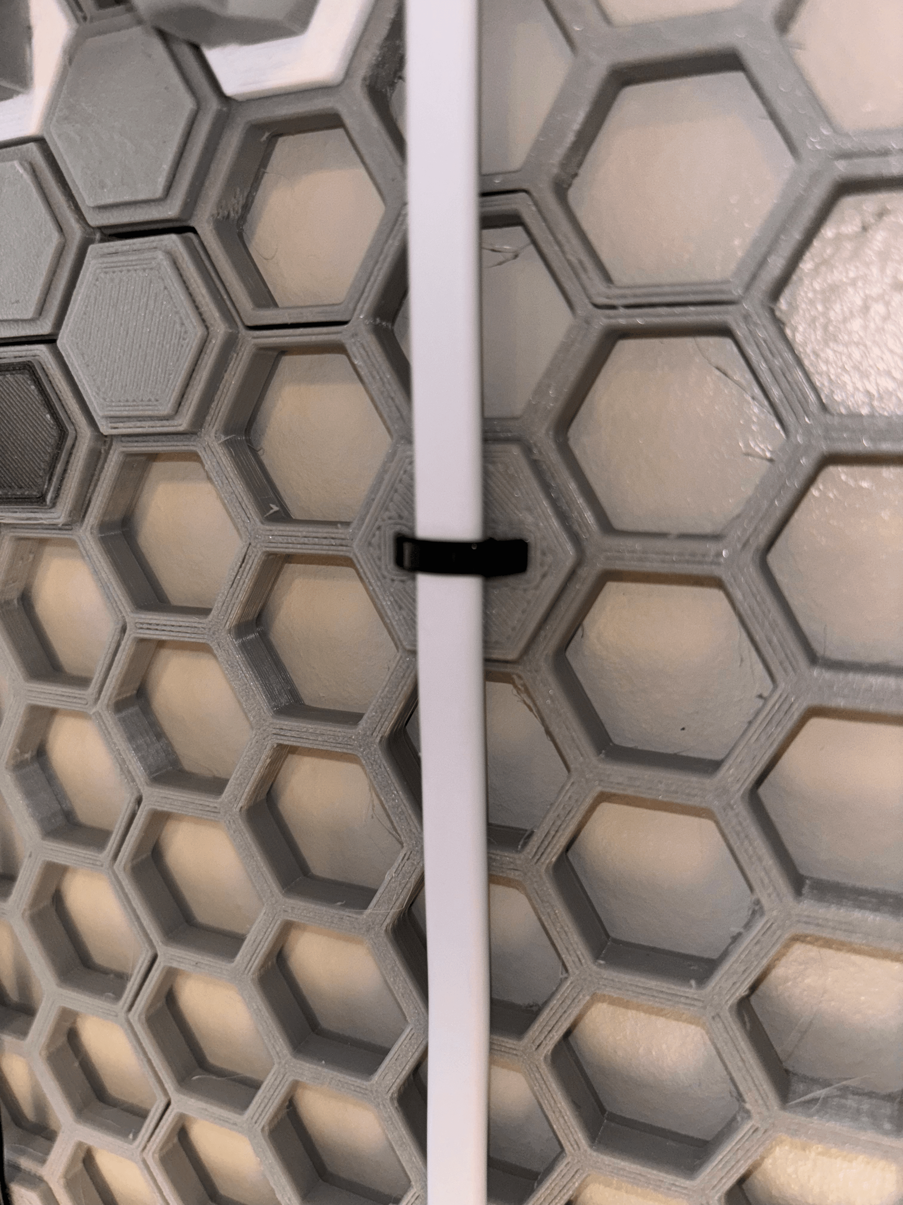 Honeycomb Storage Wall Zip Tie Insert 3d model