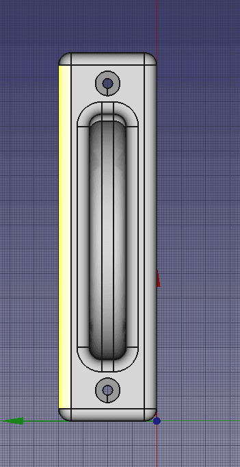 Skateboard / longboard wall mount 3d model