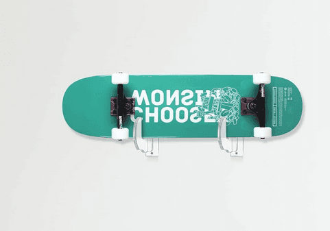 Skateboard / longboard wall mount 3d model