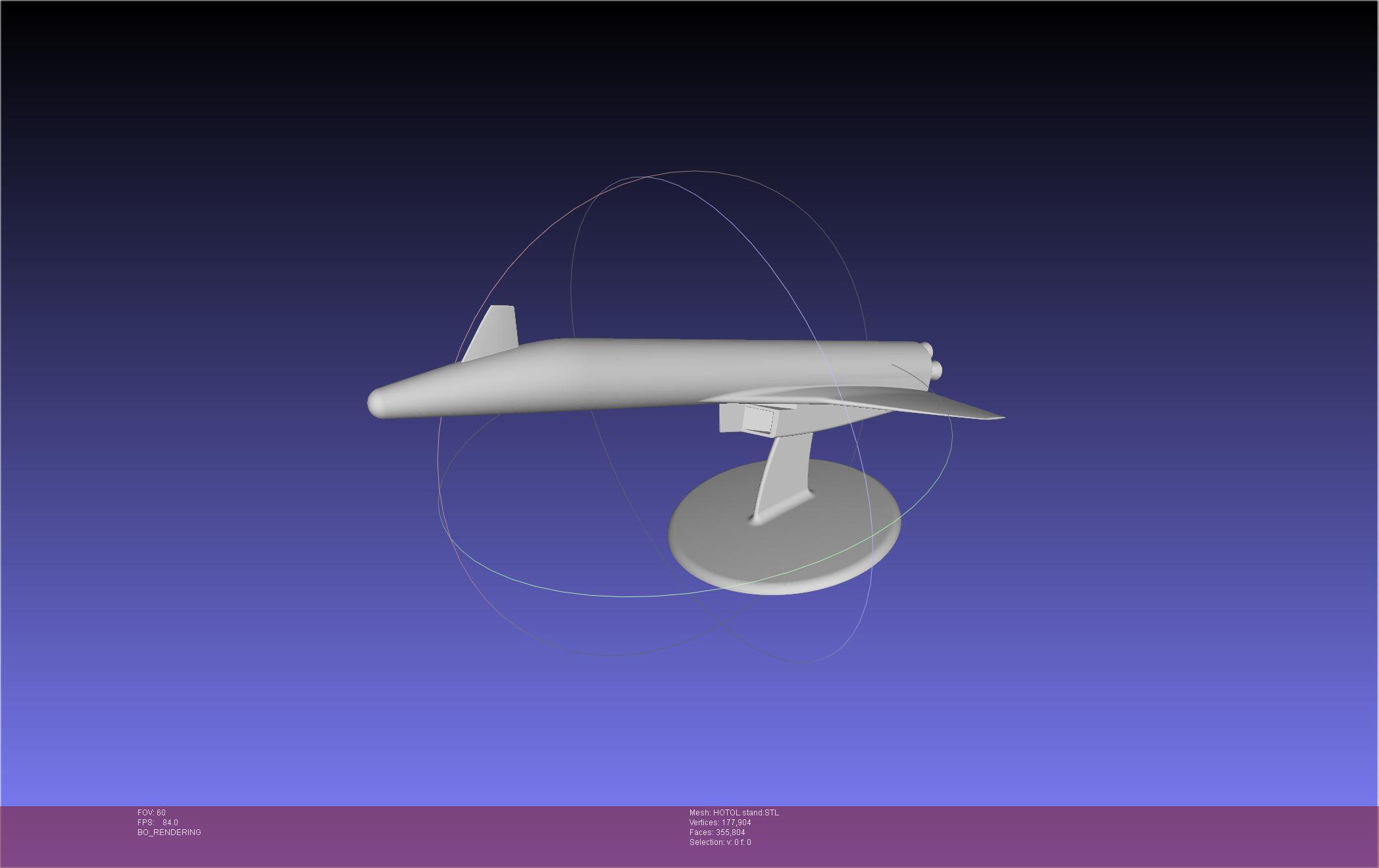 HOTOL Spaceplane Historical Concept 3d model