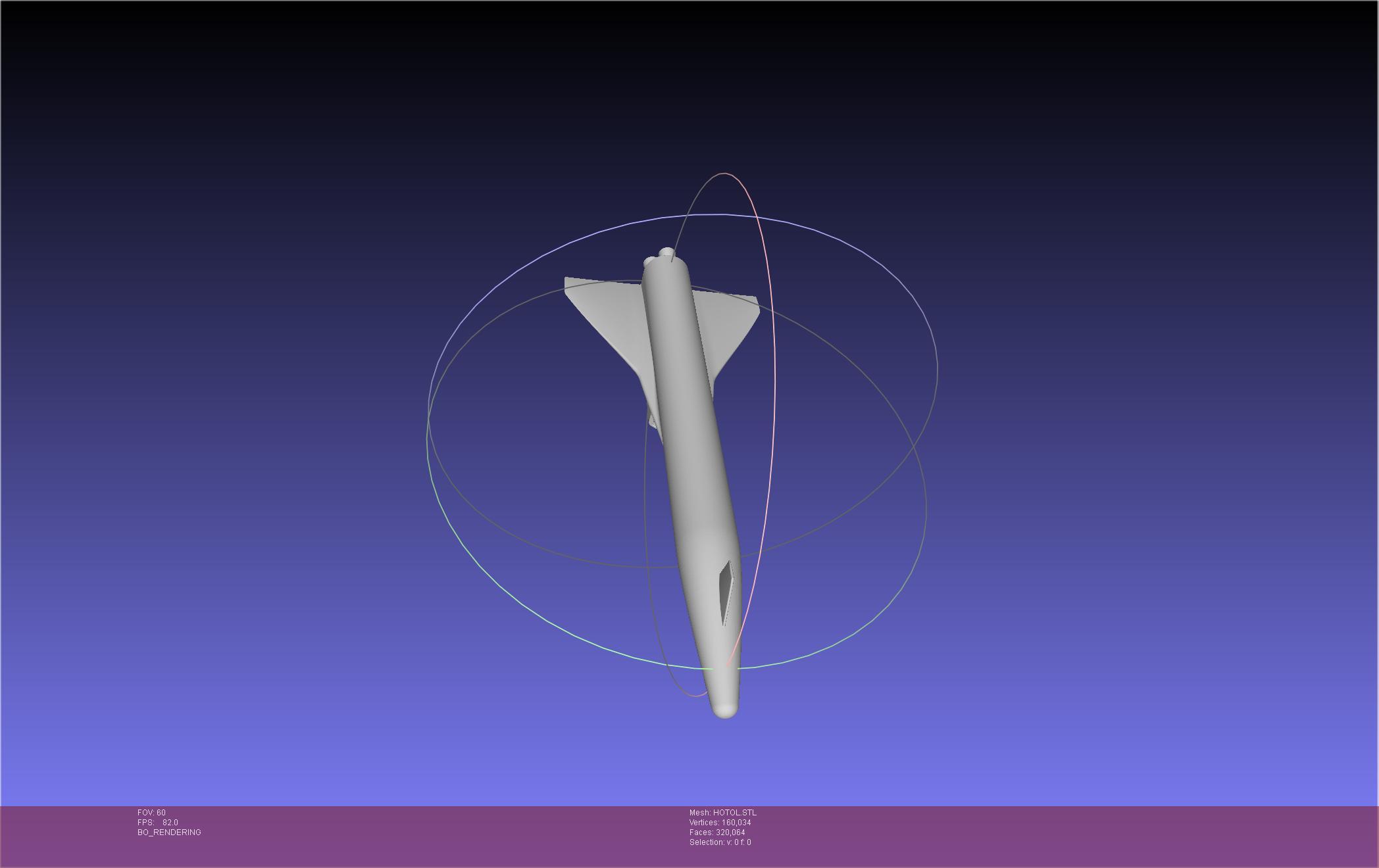 HOTOL Spaceplane Historical Concept 3d model