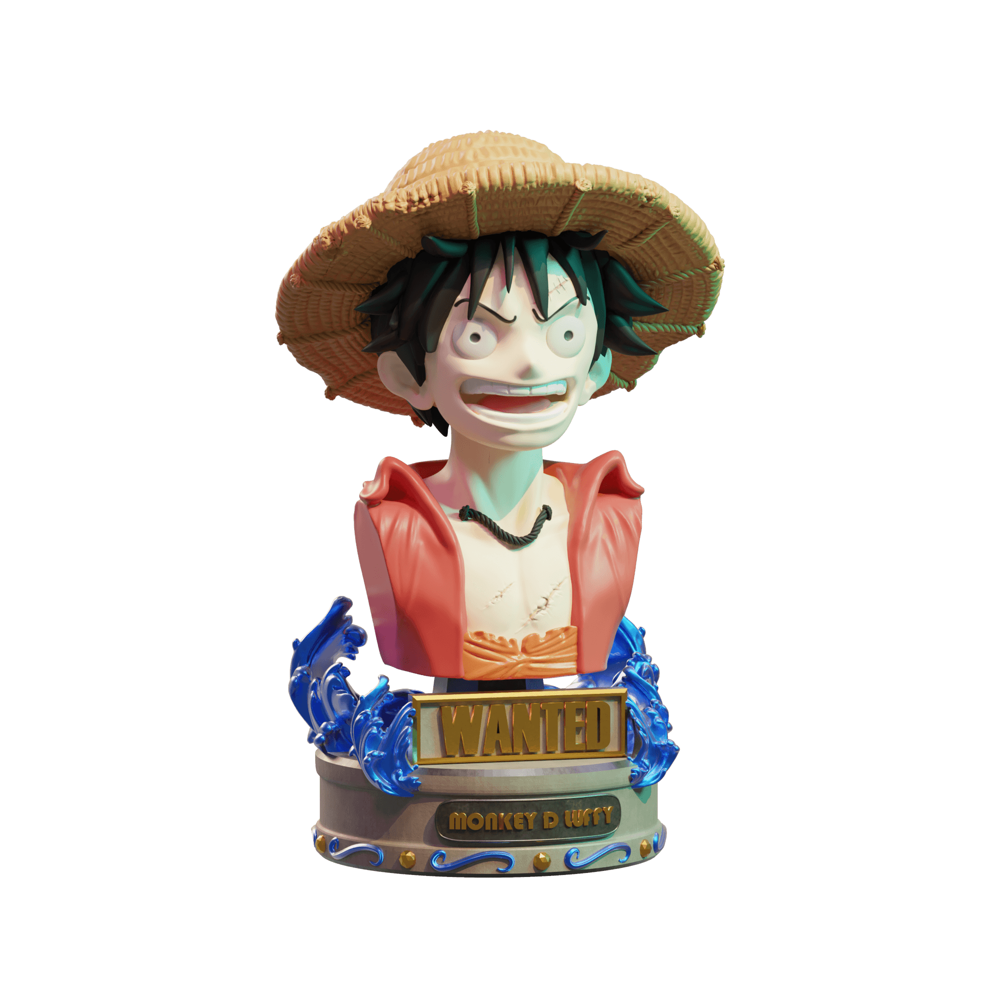 Luffy Bust 3d model