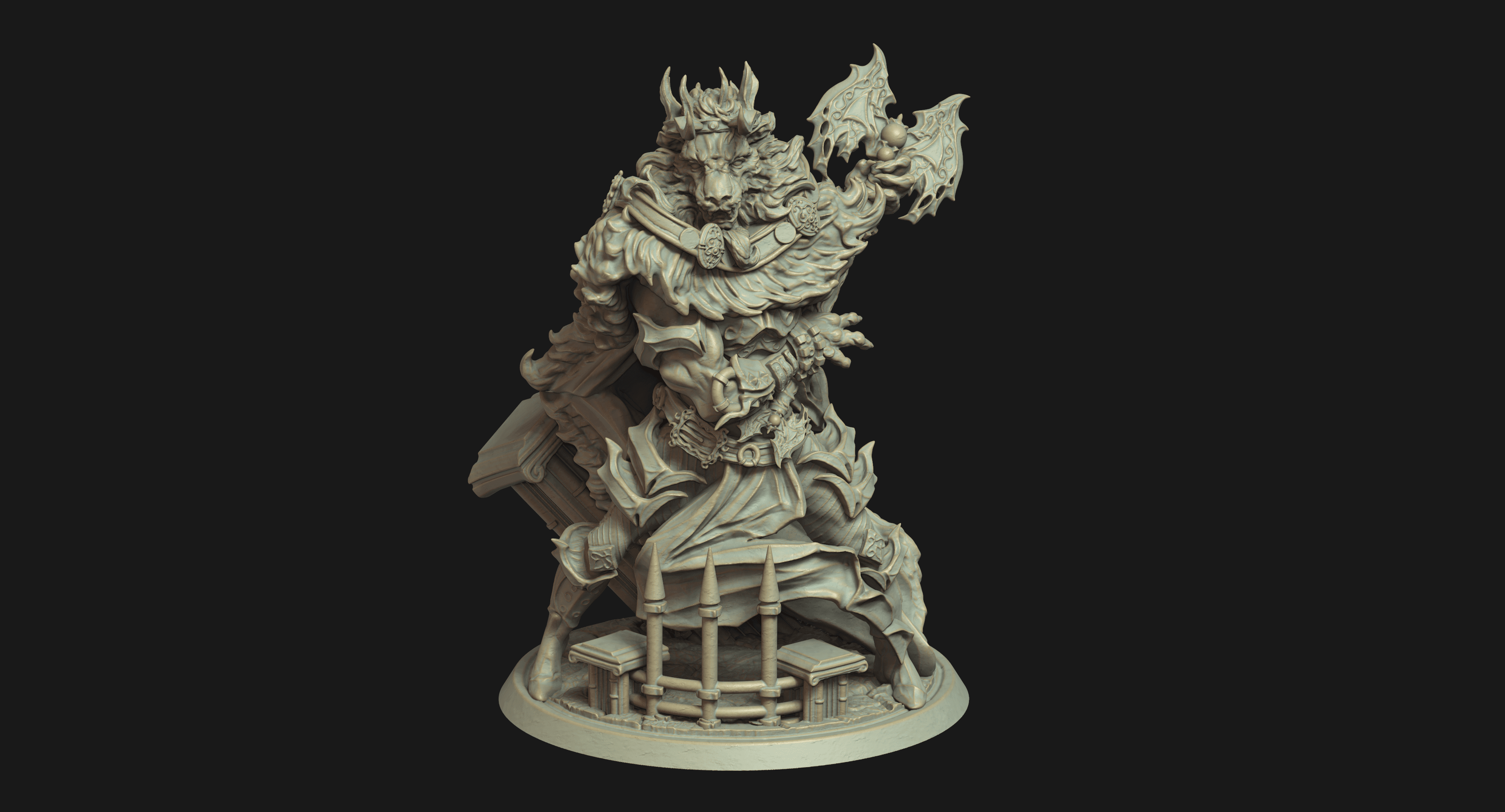 King of Beasts - Heroes and Legends 3d model