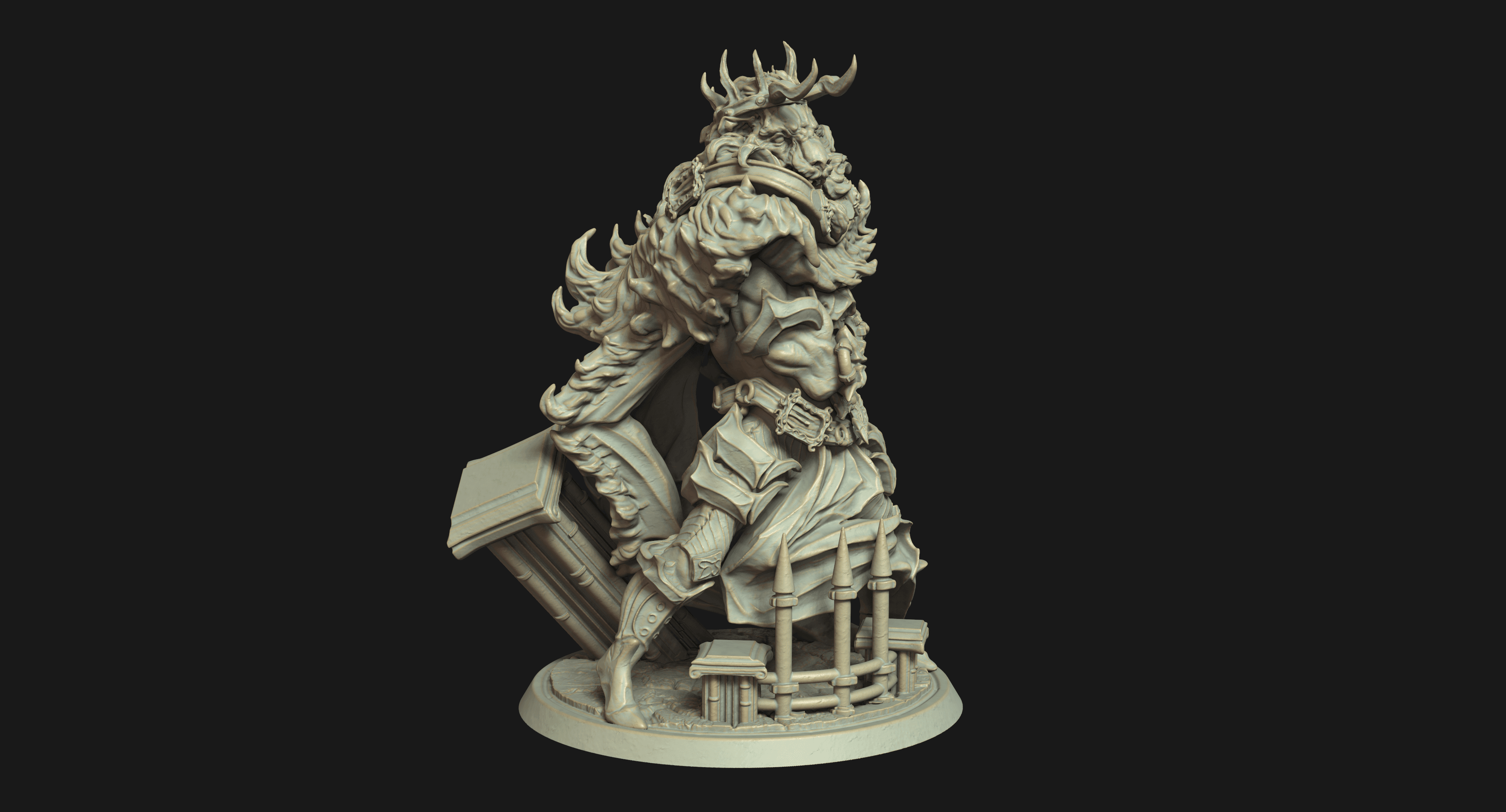 King of Beasts - Heroes and Legends 3d model