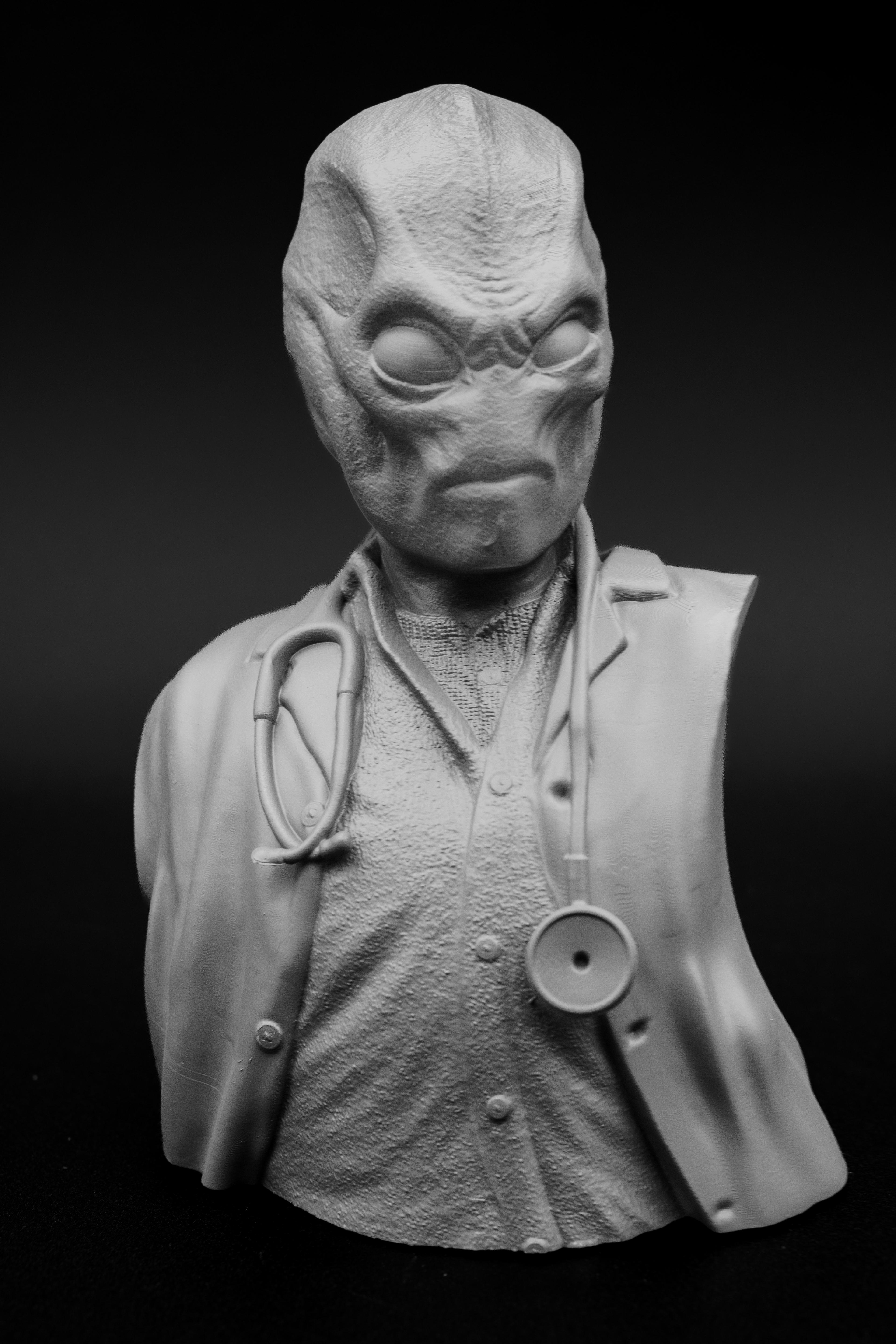 Resident Alien Bust.stl 3d model