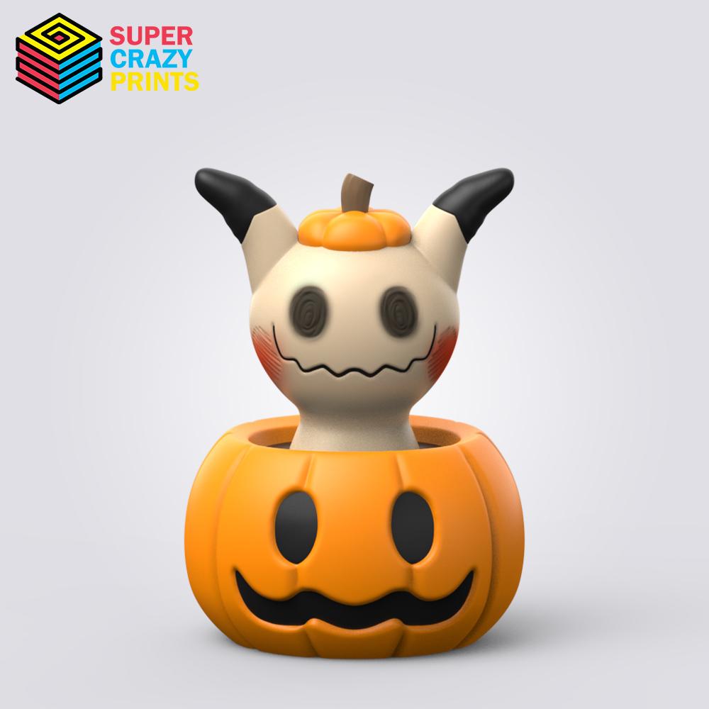 Halloween Mimikyu (Easy Print No Supports) 3d model