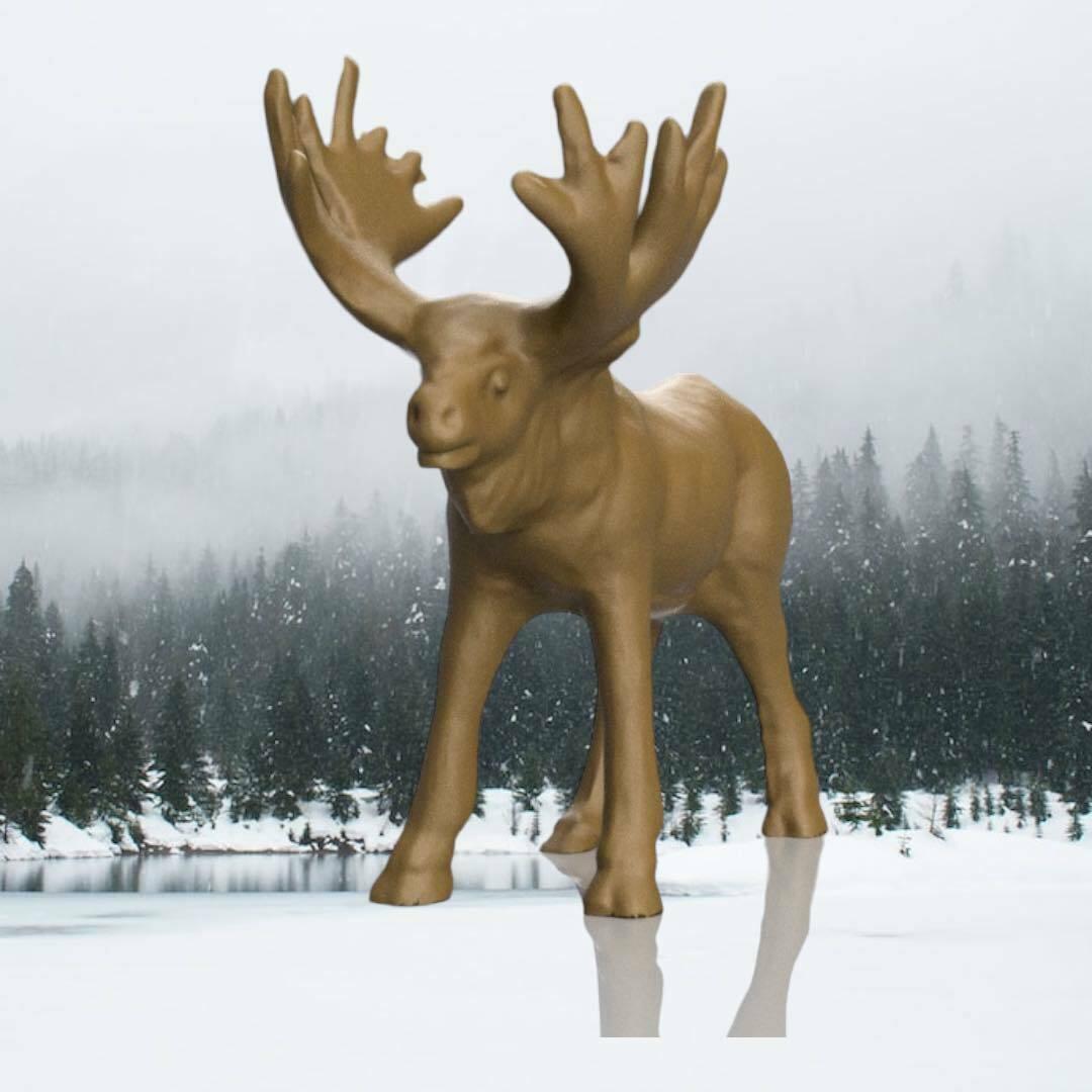 Christmas Deer 3d model