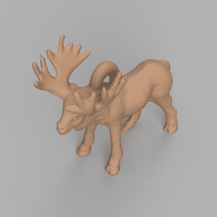 Christmas Deer 3d model