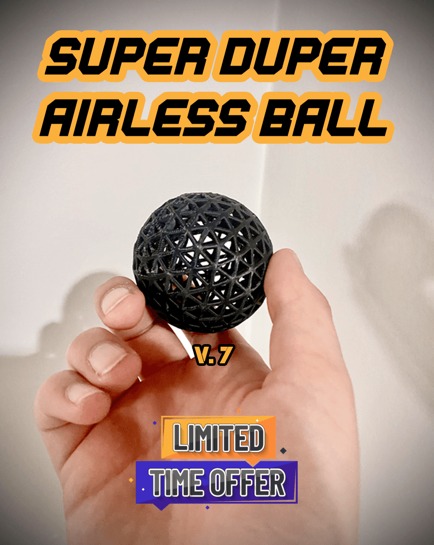 The SUPERDUPER Airless Ball 3d model