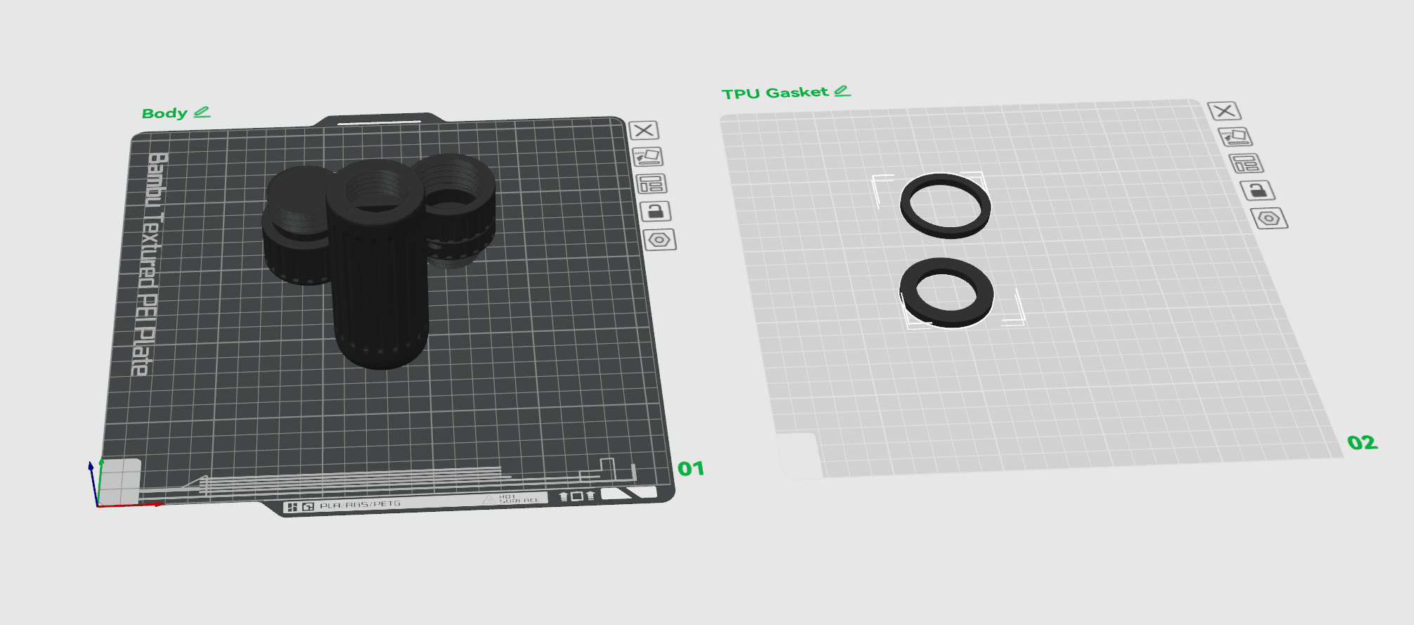 Ledger X Case with Air Tag- BambuLab project.3mf 3d model