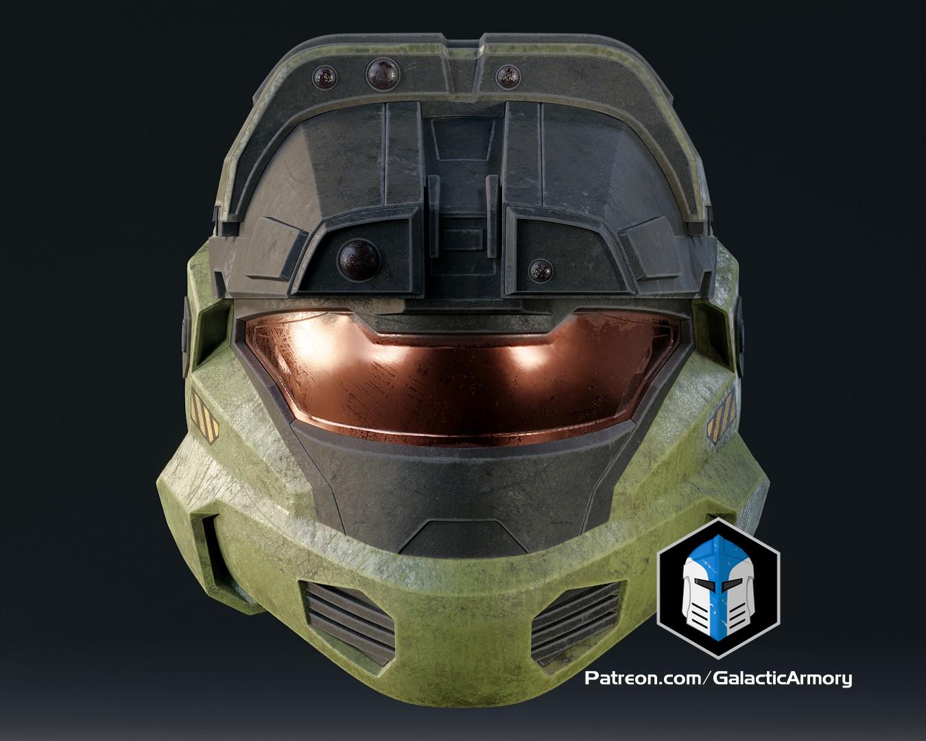 Halo Reach Scout - Jun Helmet - 3D Print Files 3d model