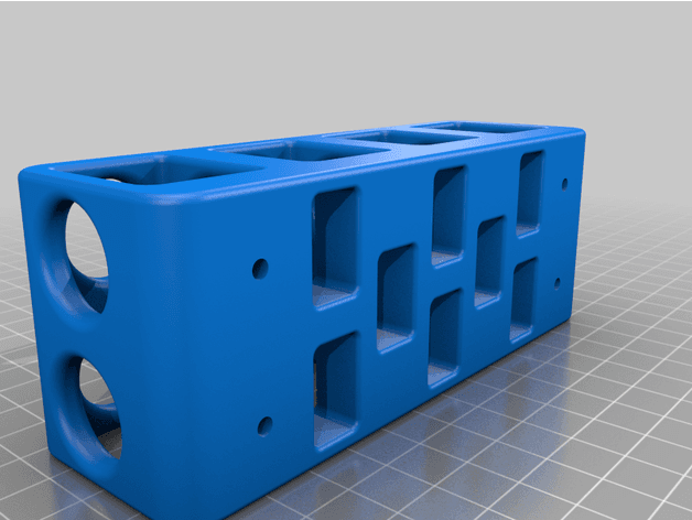 Wall mount for wire cutters (hole 22 x 27 mm) 3d model