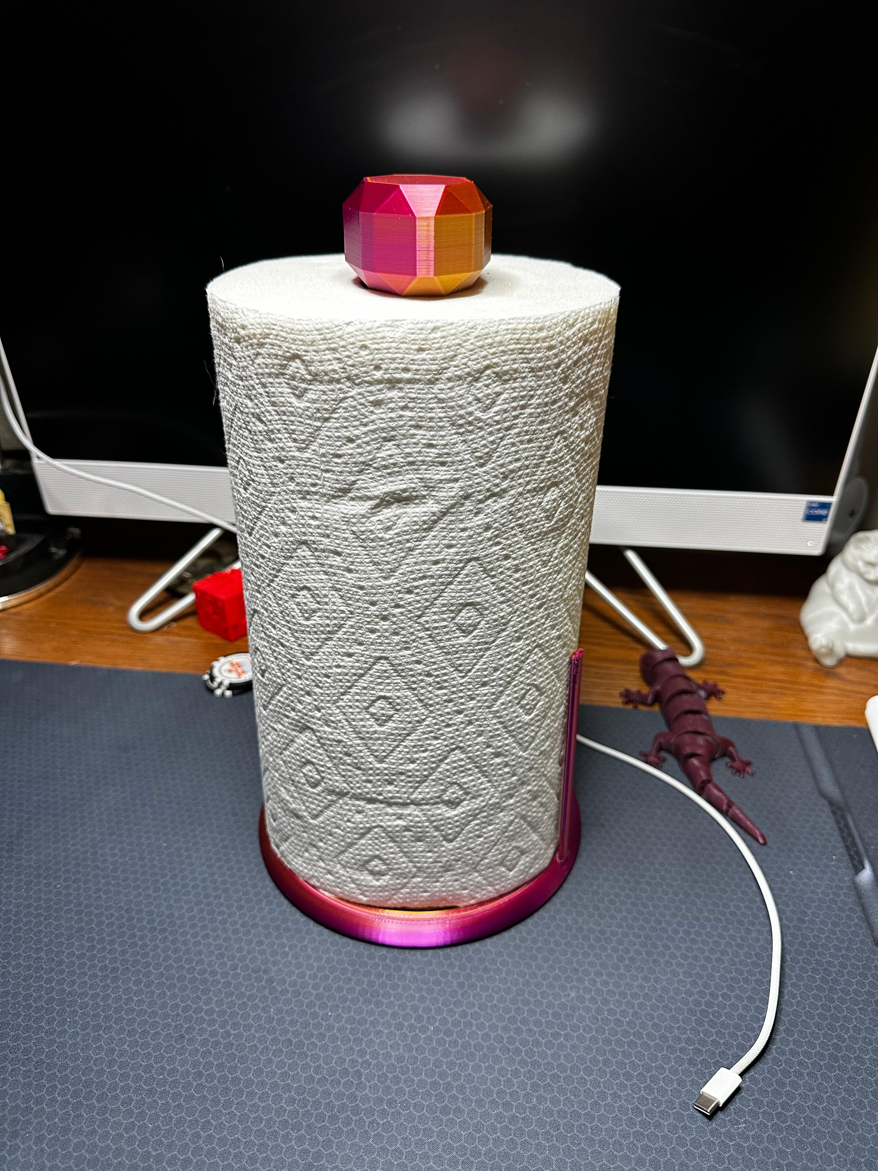 Paper towel holder V4 3d model