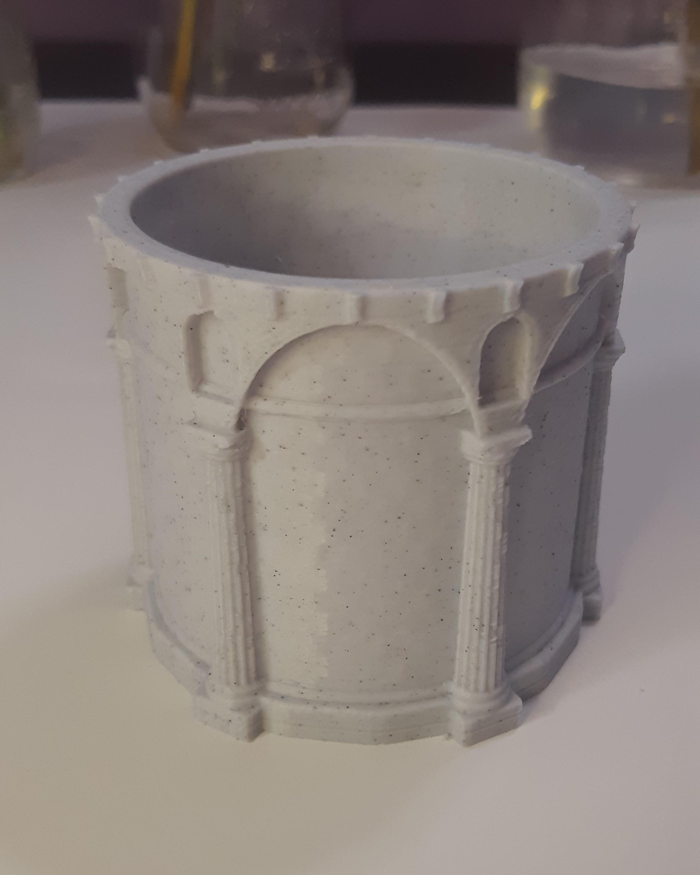 Classic Greece Architecture Container / Planter  3d model