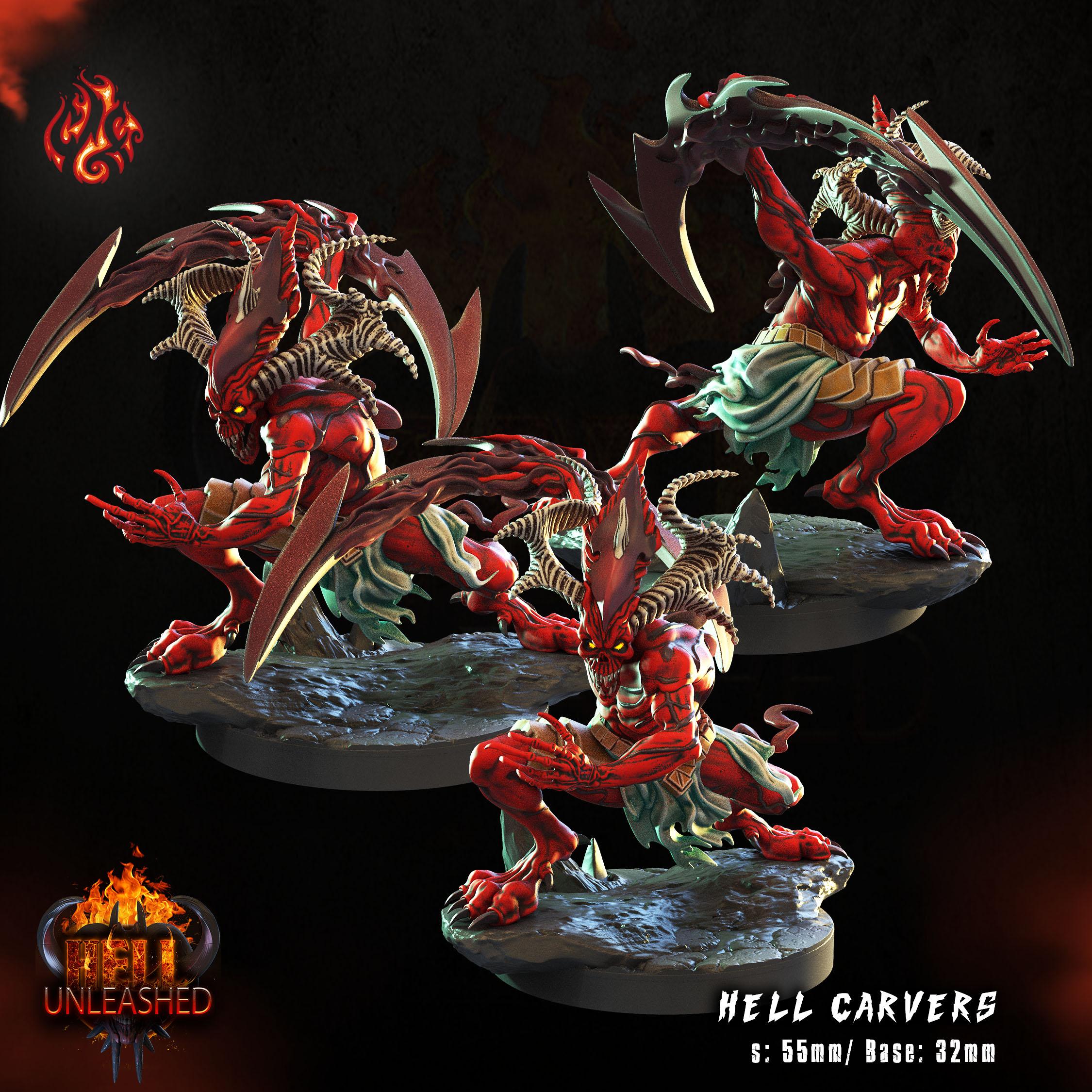 Hell Carvers 3d model