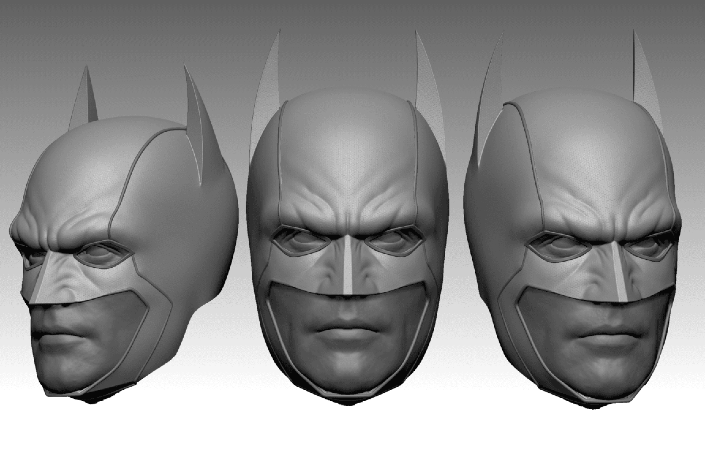 Batman Earth One Cowl 3d model