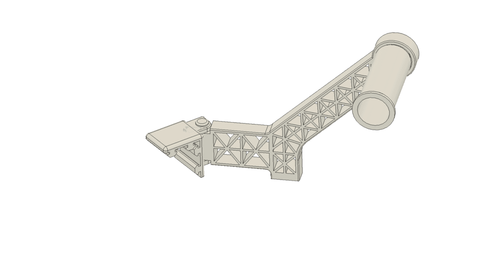 Ender 3 Side Mount Swivel Spool Holder 3d model