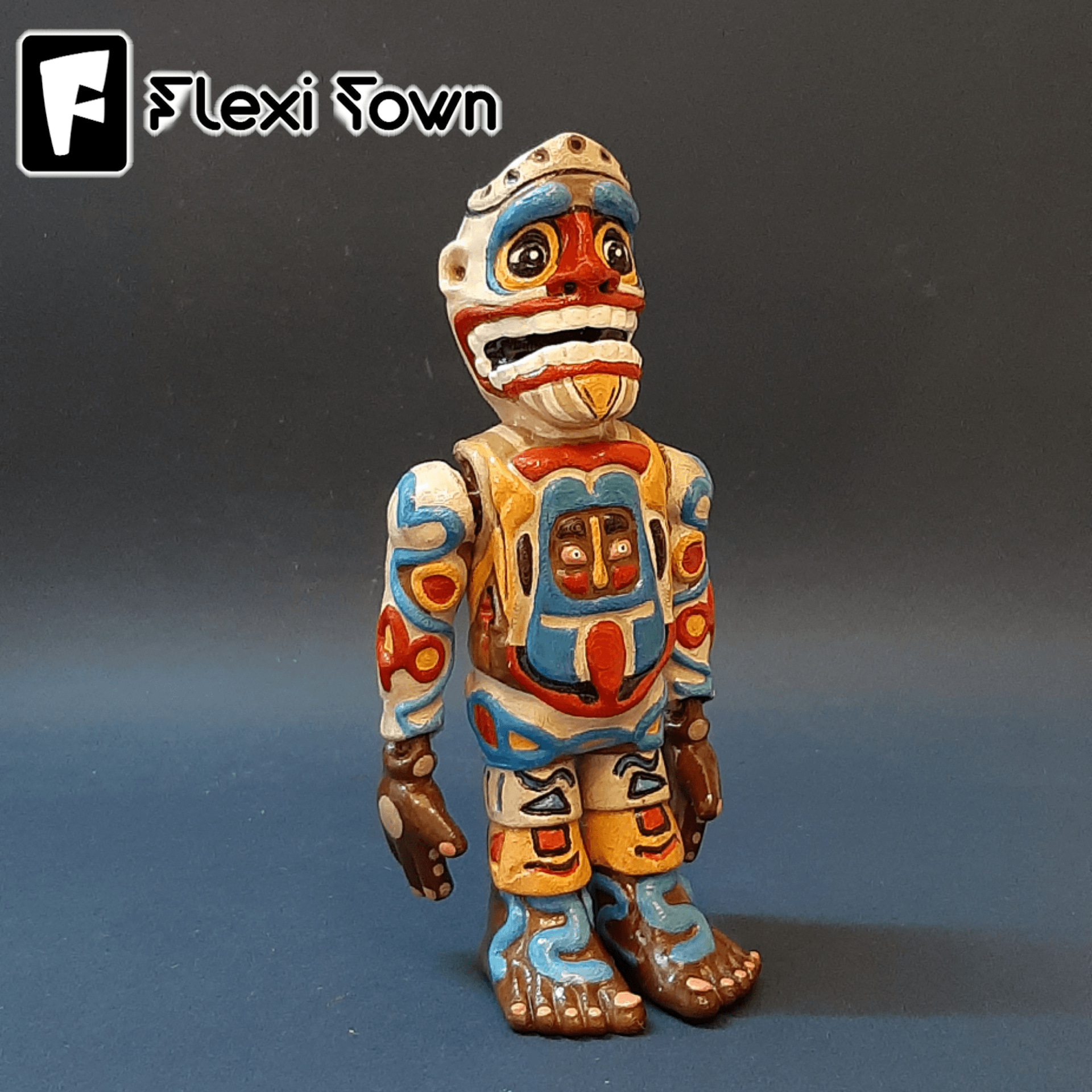 Flexi Print-in-Place Tiki 3d model