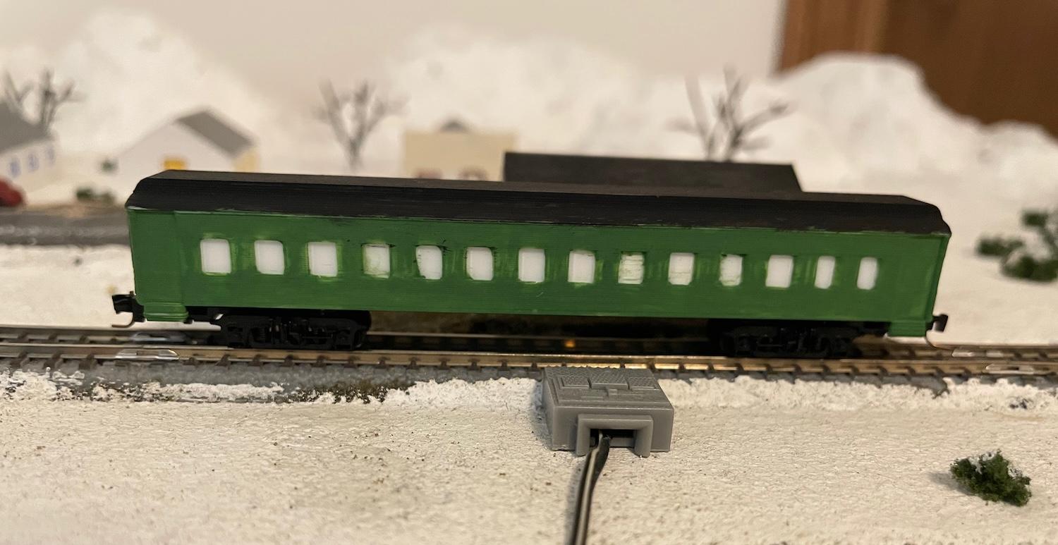 Z scale heavyweight coach 3d model