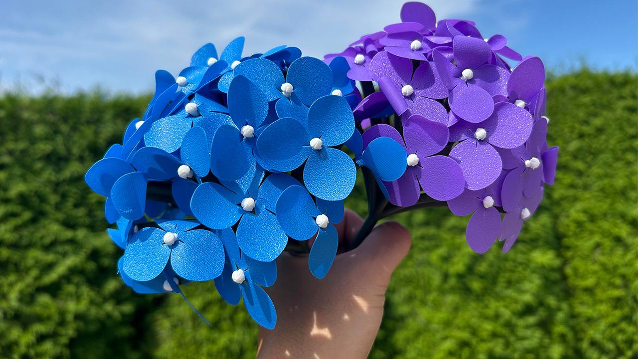 Blue Hydrangea! 3d model