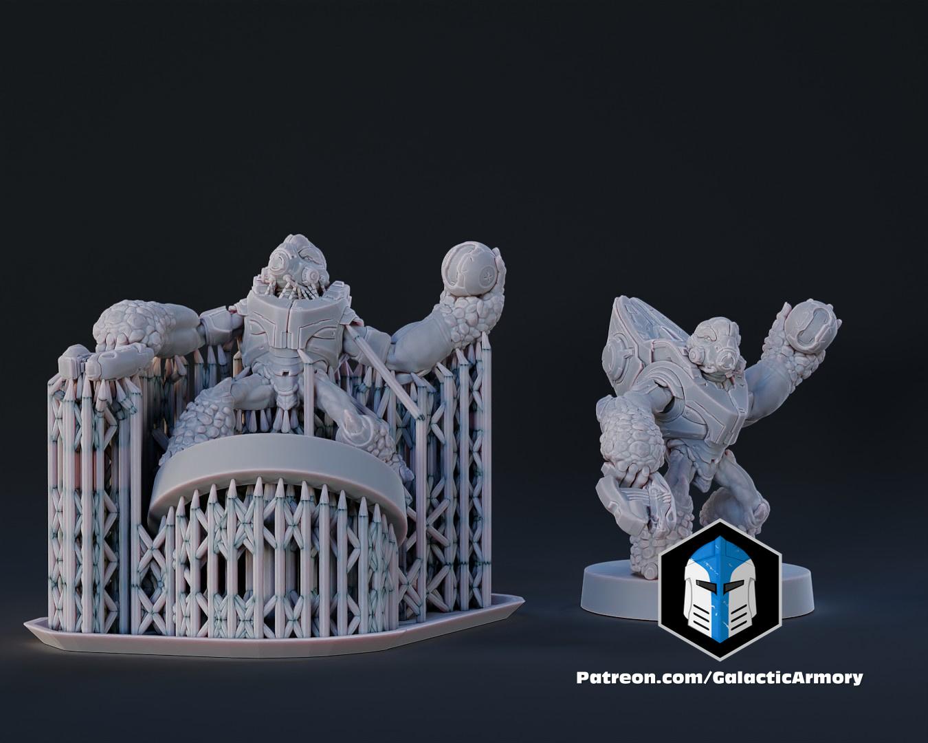 1:48 Scale Halo Grunt Miniatures - 3D Print Files 3d model