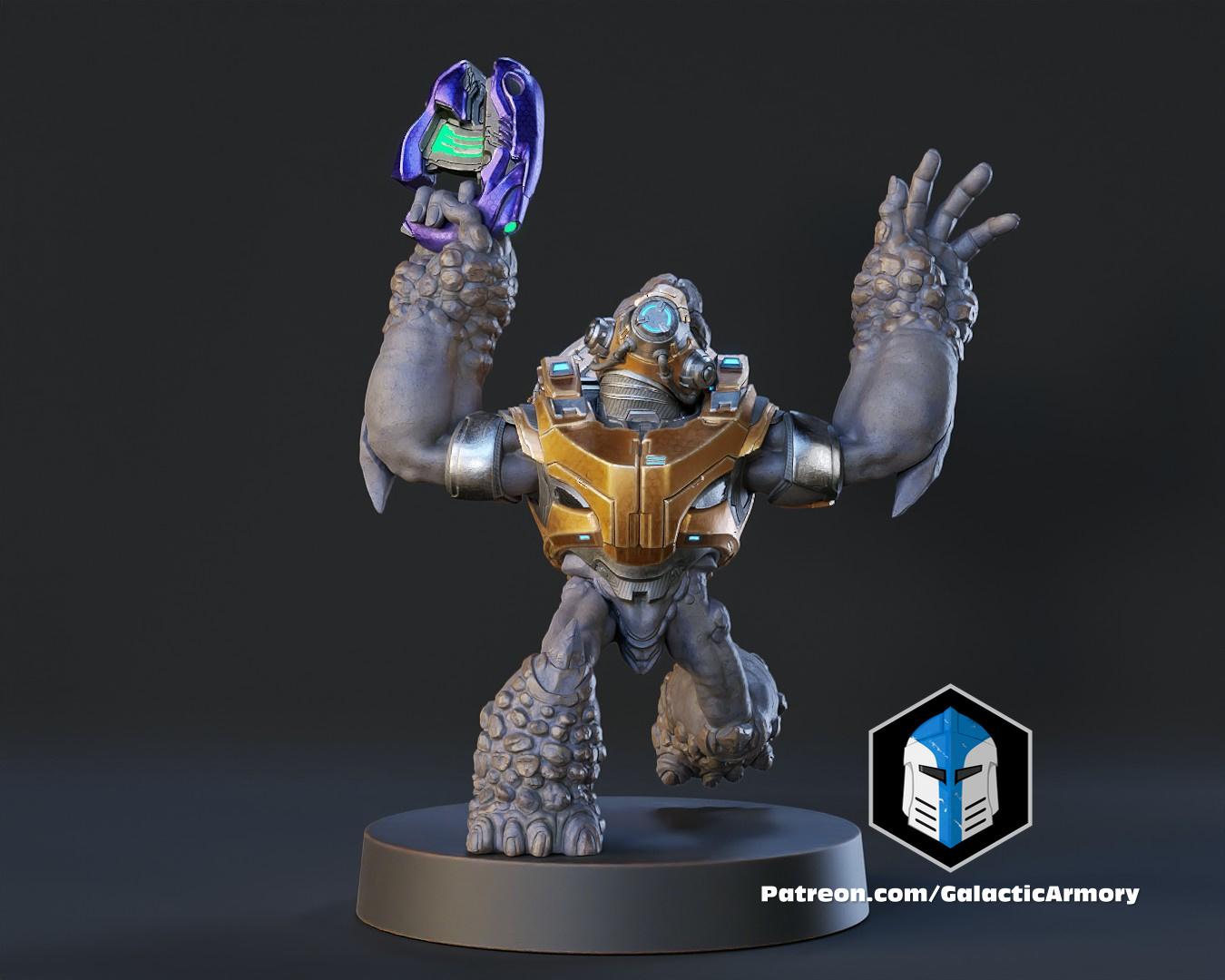 1:48 Scale Halo Grunt Miniatures - 3D Print Files 3d model