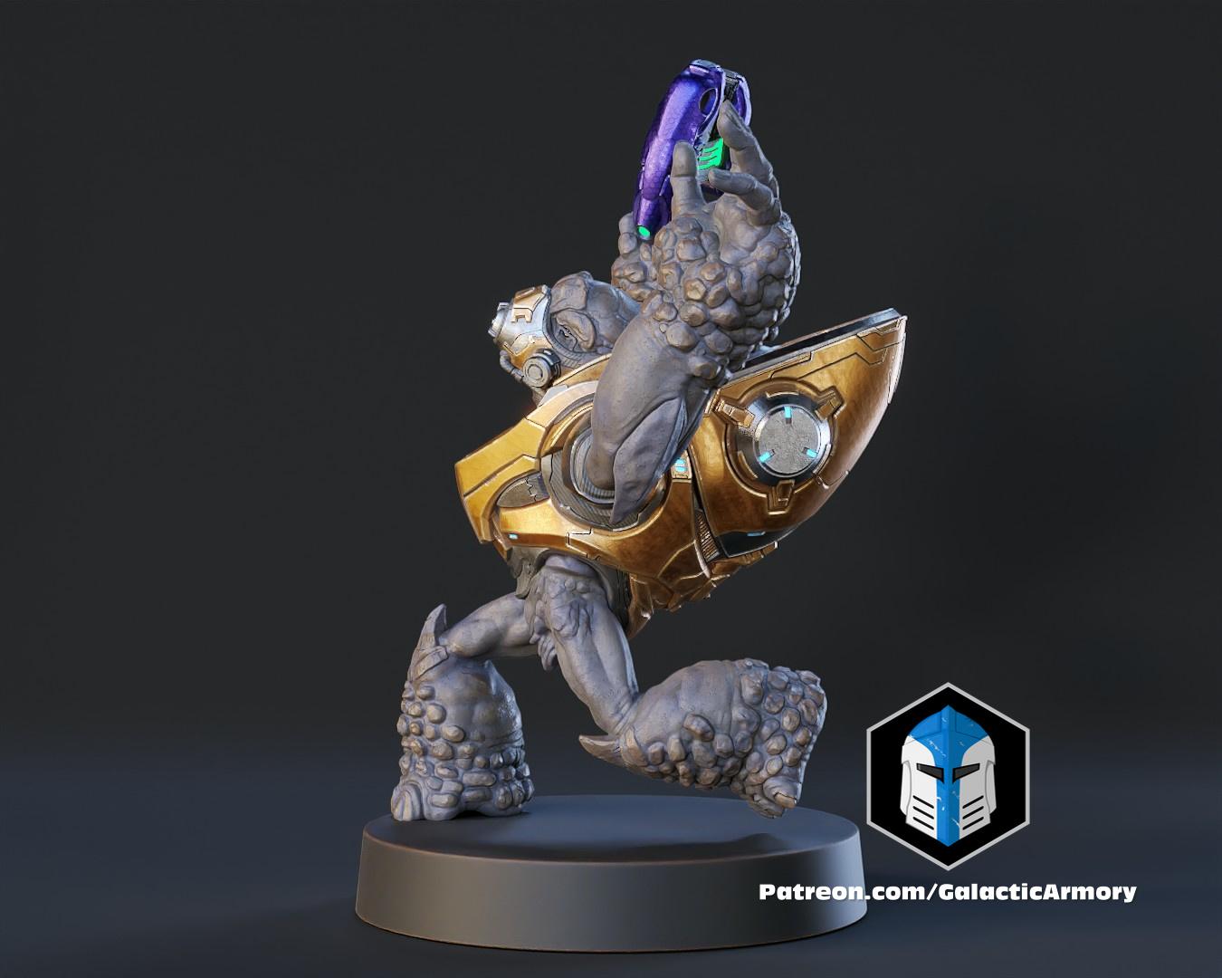 1:48 Scale Halo Grunt Miniatures - 3D Print Files 3d model