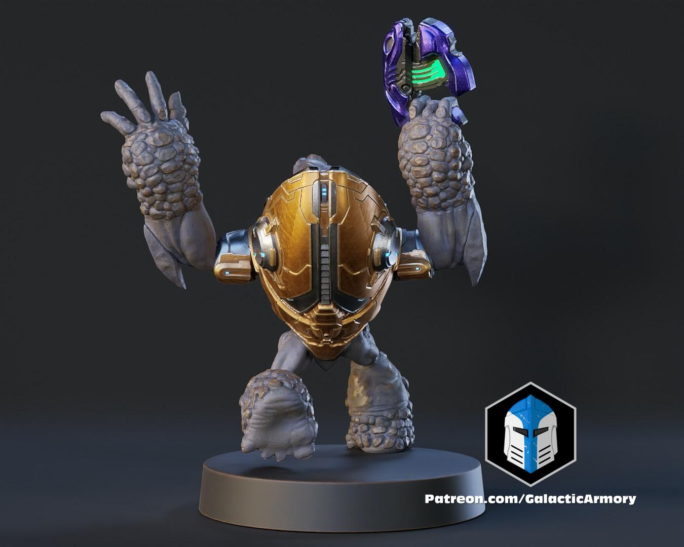 1:48 Scale Halo Grunt Miniatures - 3D Print Files 3d model