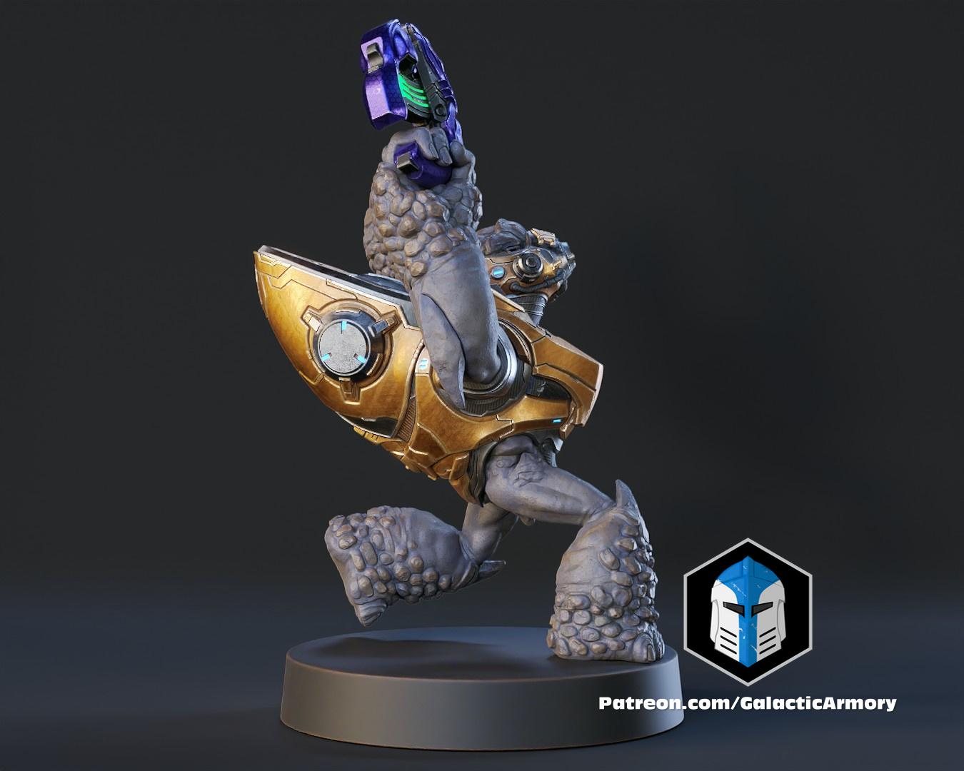 1:48 Scale Halo Grunt Miniatures - 3D Print Files 3d model