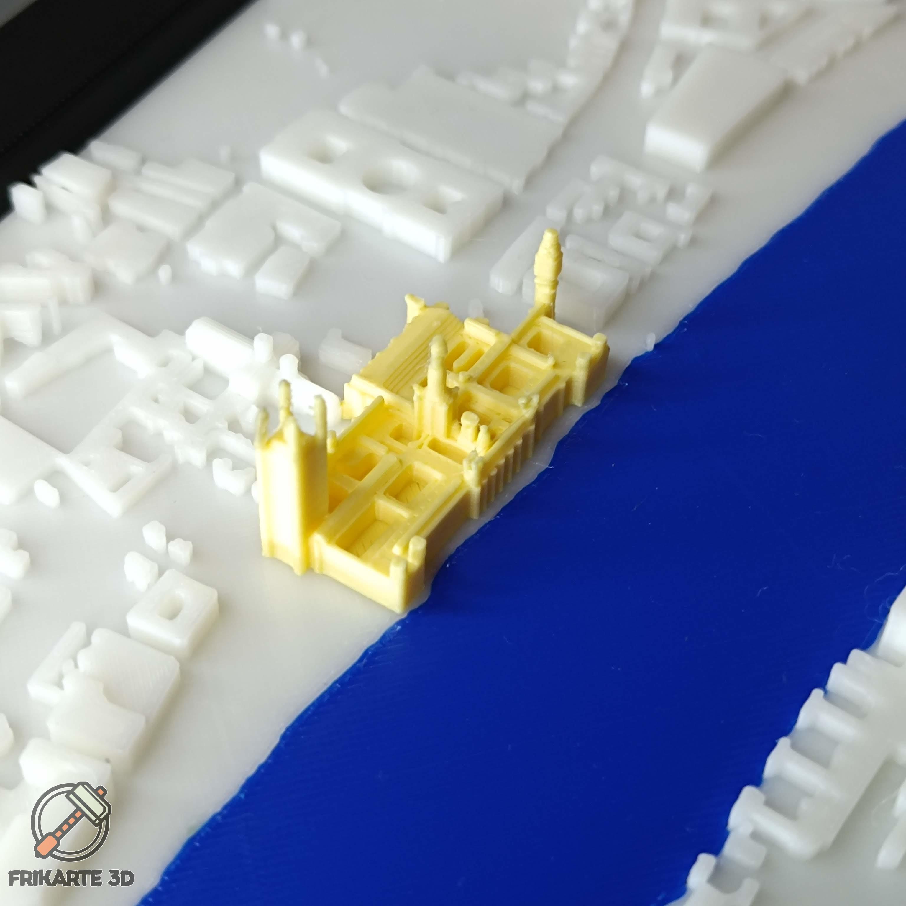 London Landmarks 3D City Map 3d model