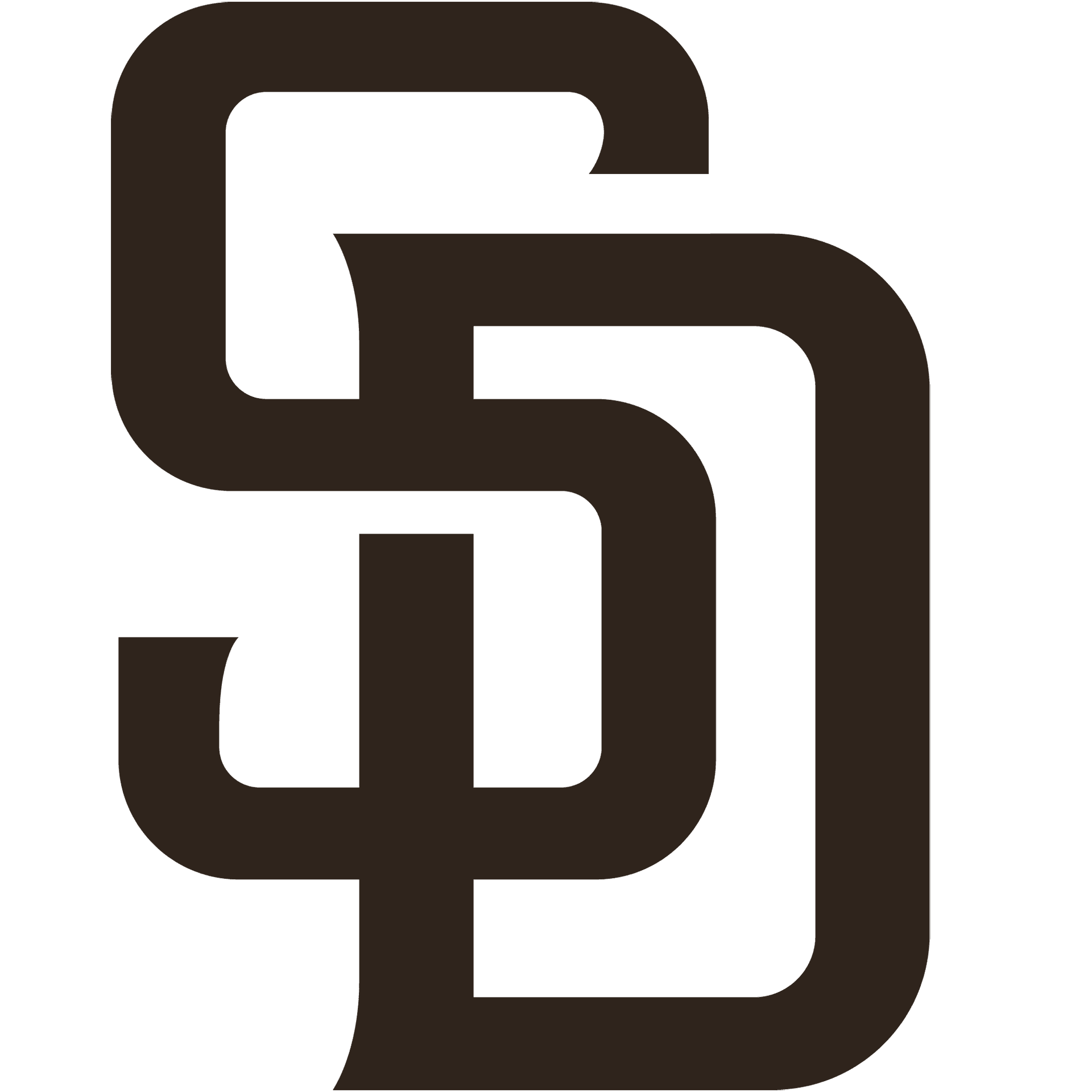 San Diego Padres Logo 3d model