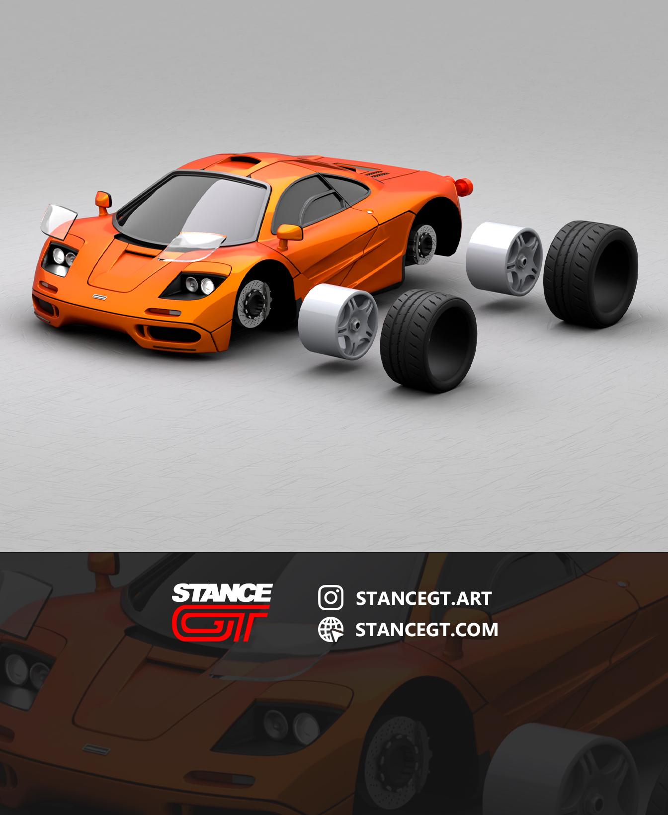 Mclaren F1 | Scale Model kit car 3d model