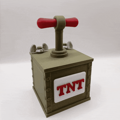 Fidget TNT Detonators 3d model