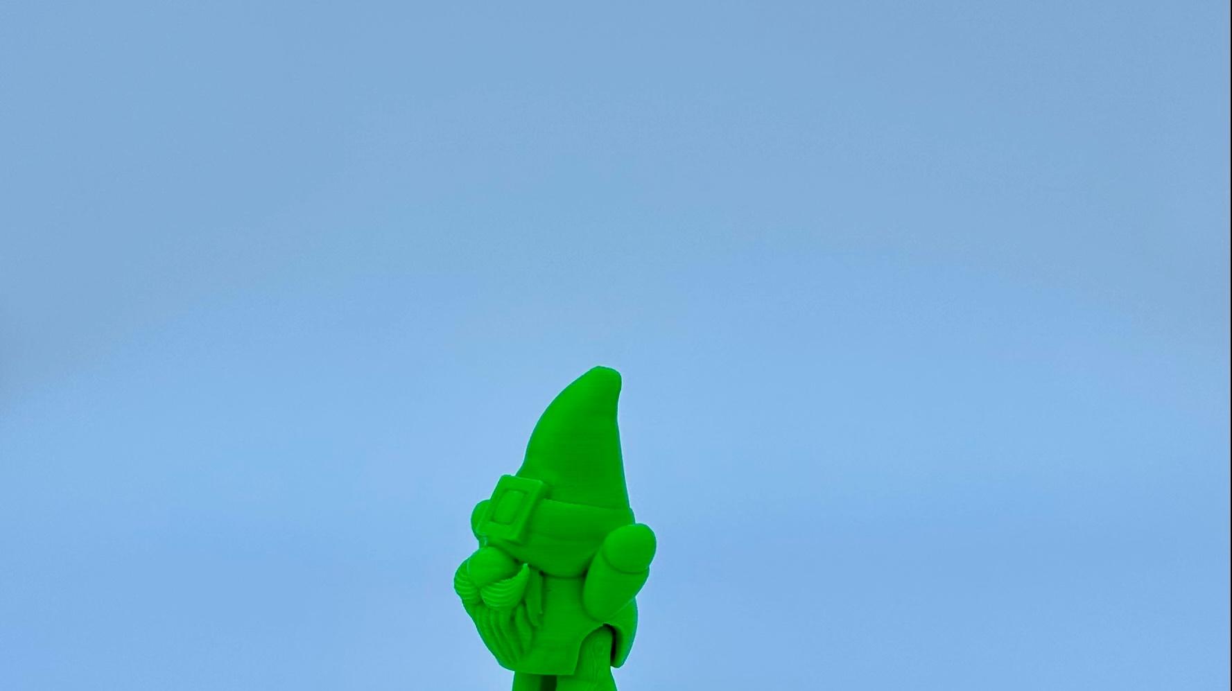 St Patty's Flexi Gnome - Articulated Fidget Toy 3d model