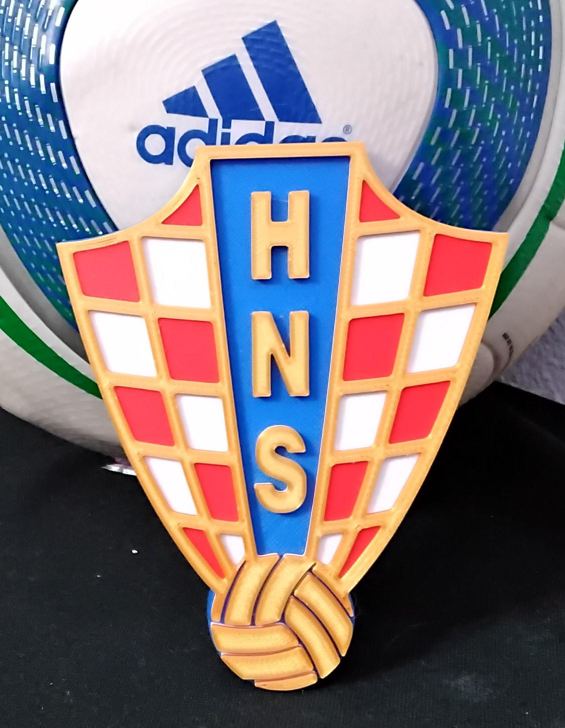Croatia national football team coaster or plaque 3d model