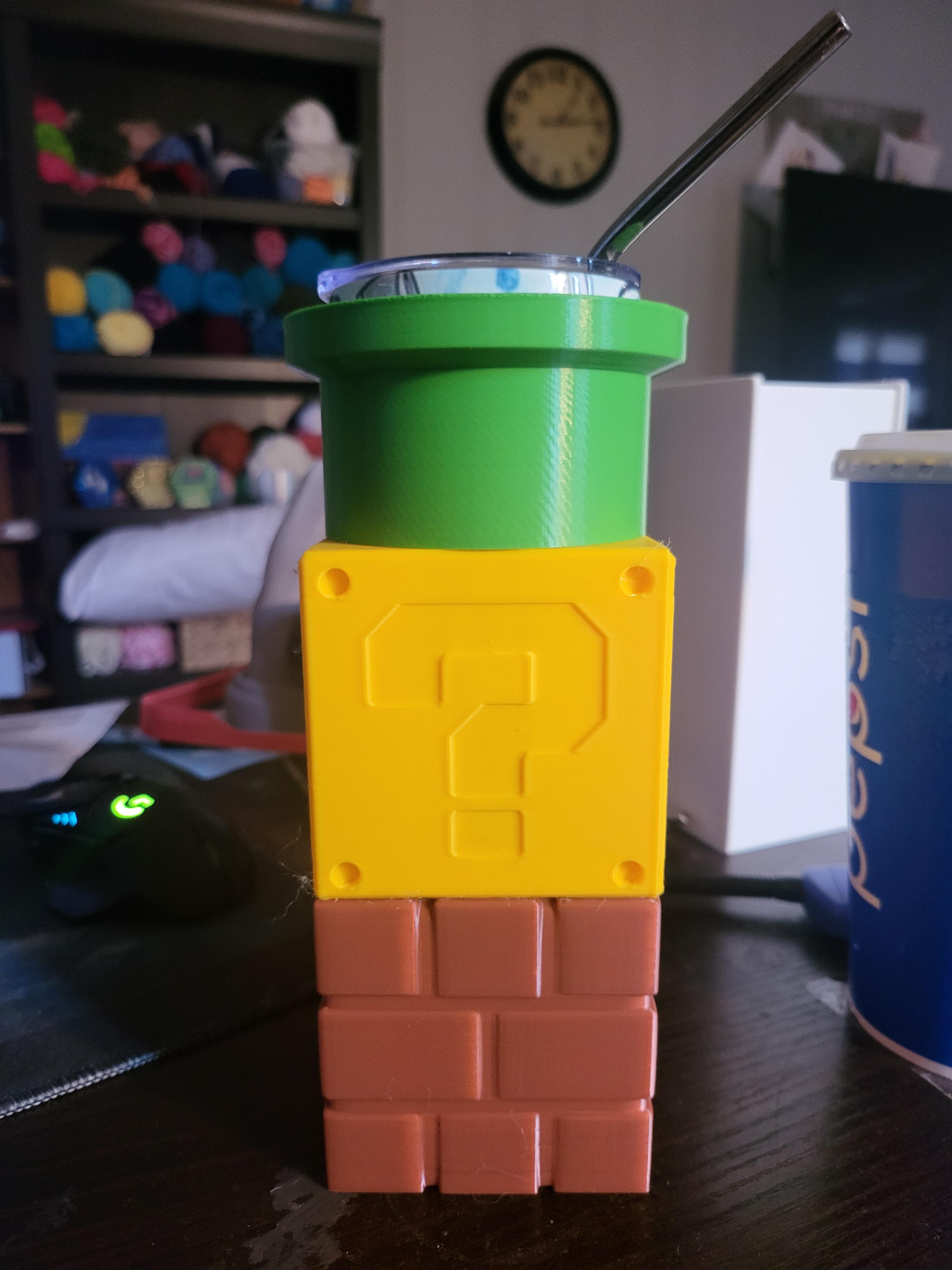 Mario Blocks - With Tumbler Cutouts 3d model