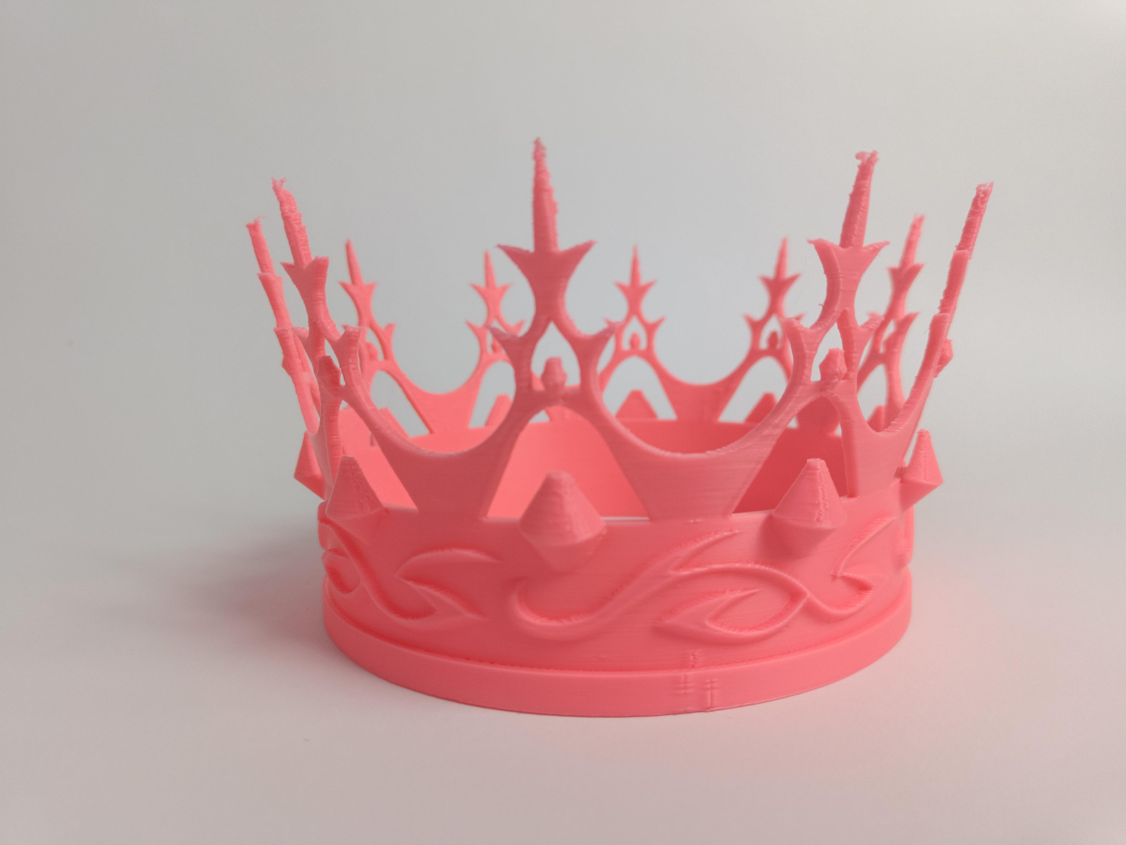 Girly Birthday Crown 3d model