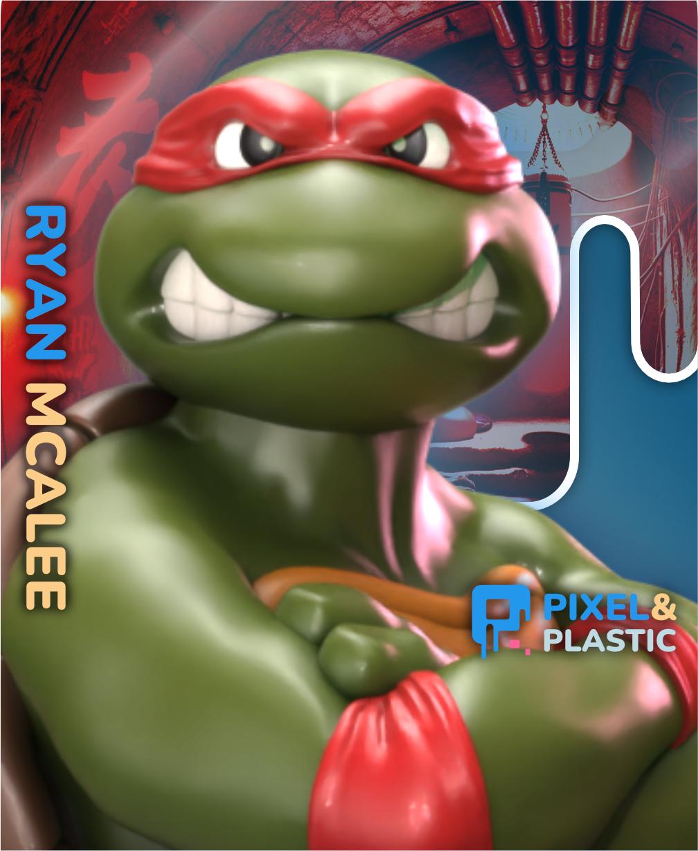 Raphael - TMNT 3D Printable Raphael - Teenage Mutant Ninja Turtles (80s-90s Cartoons) 3d model