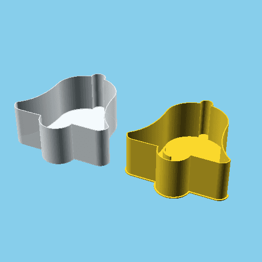 Bell, nestable box (v1) 3d model