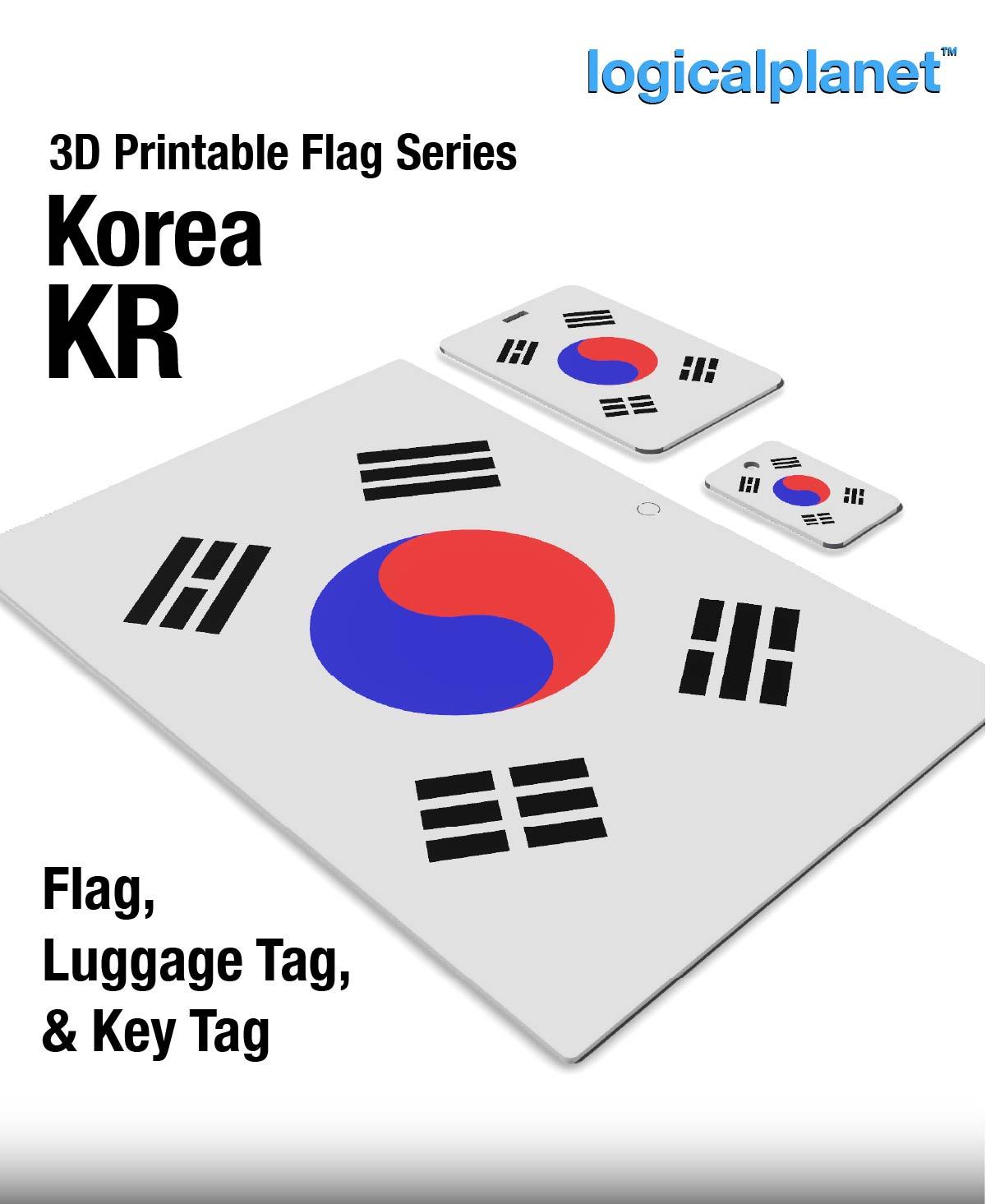 KR - Korea 3d model