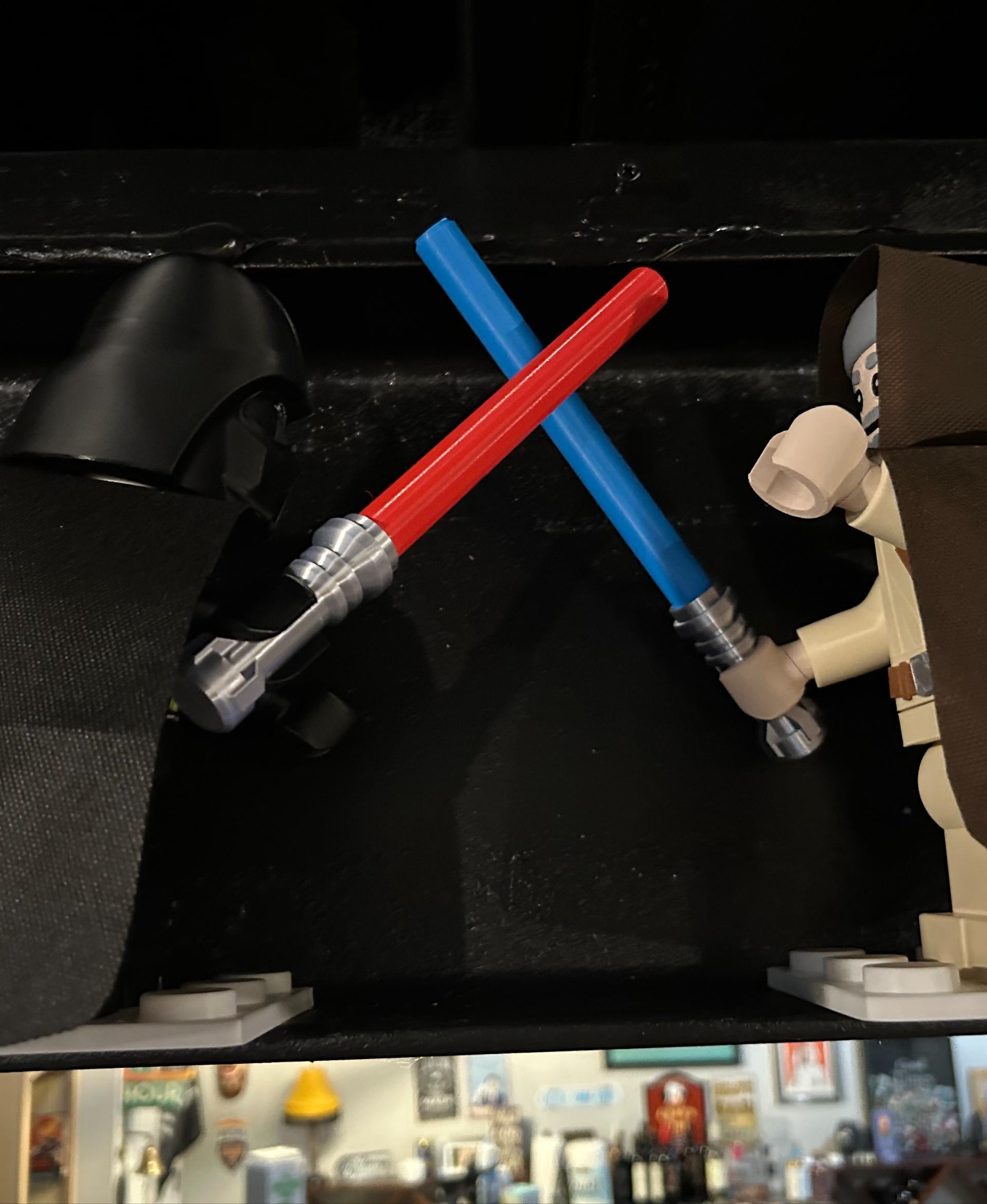 Darth Vader (6:1 LEGO-inspired brick figure, NO MMU/AMS, NO supports, NO glue) - This doesn't go well for Ben - 3d model
