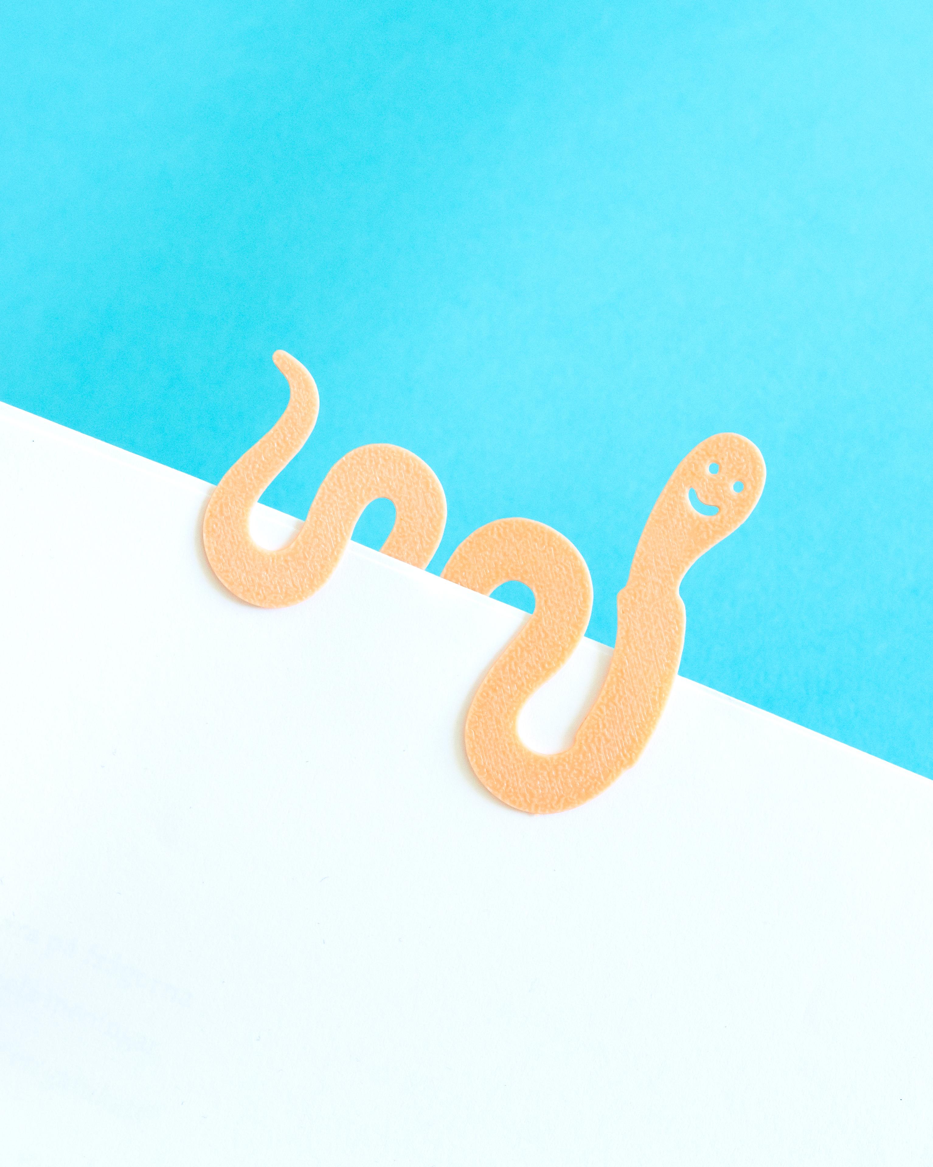 Bookworm // Bookmark, Paperclip 3d model