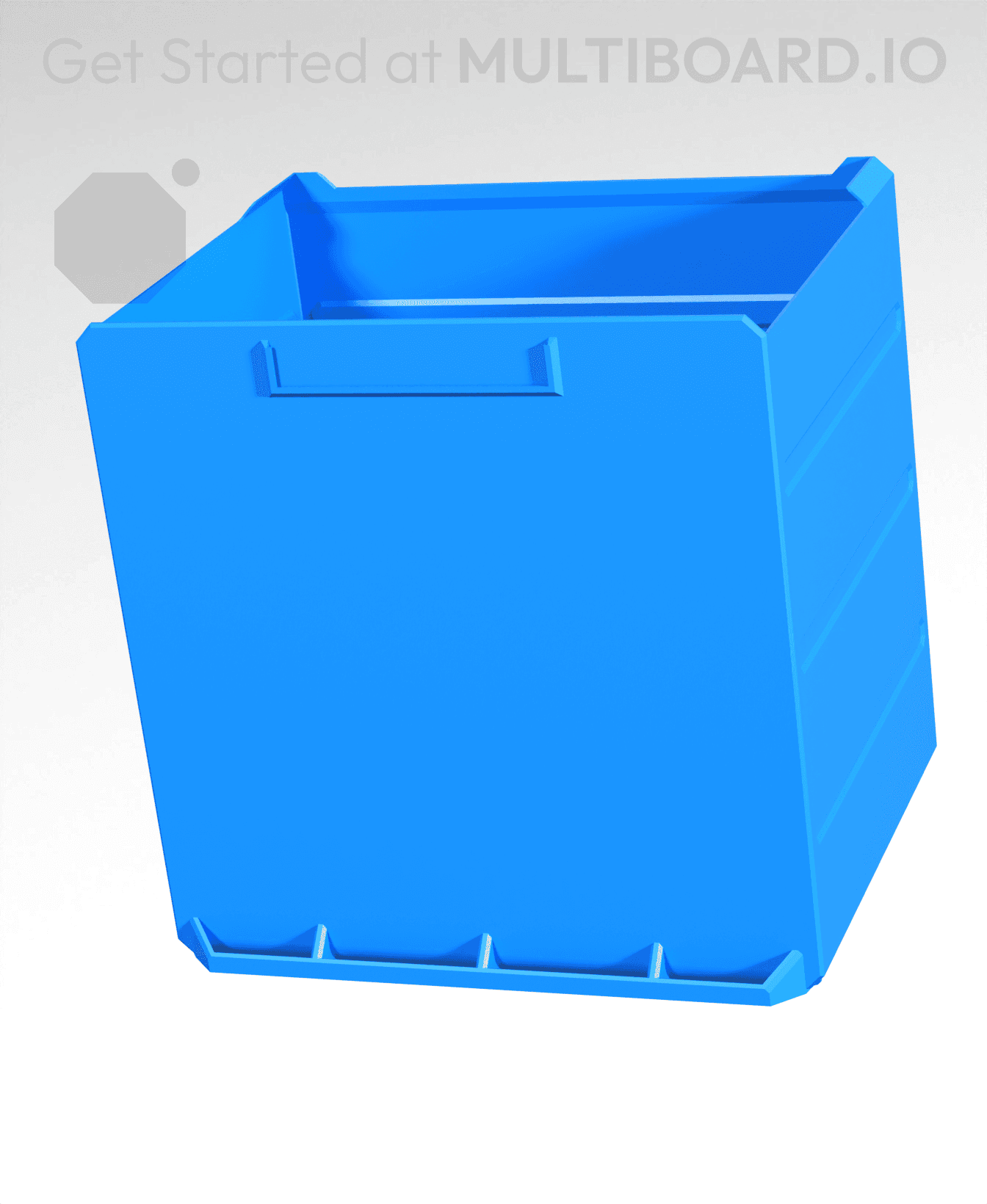 4x4x3-Deep - Multibin Simple Drawer 3d model