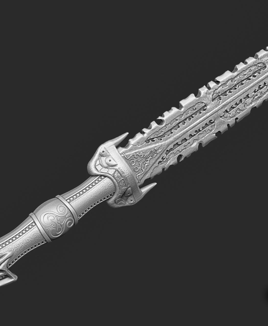 Irgun's knife 3d model