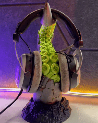 The Iron Tentacle - Headphones Holder 3d model