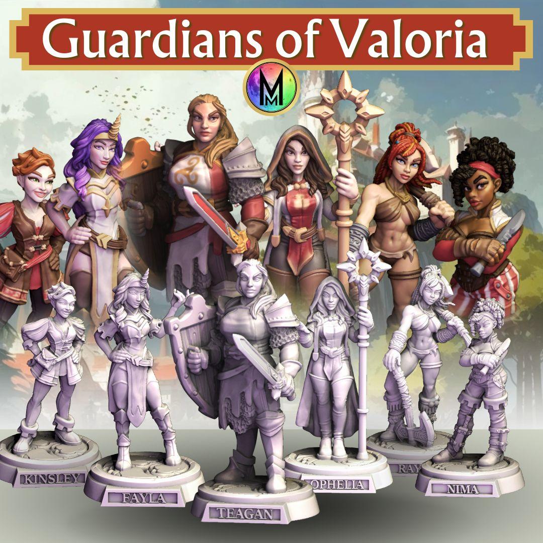 Female Warlock - Fayla pact of the Celestial Unicorn ( Unicorn themed celestial warlock ) 3d model