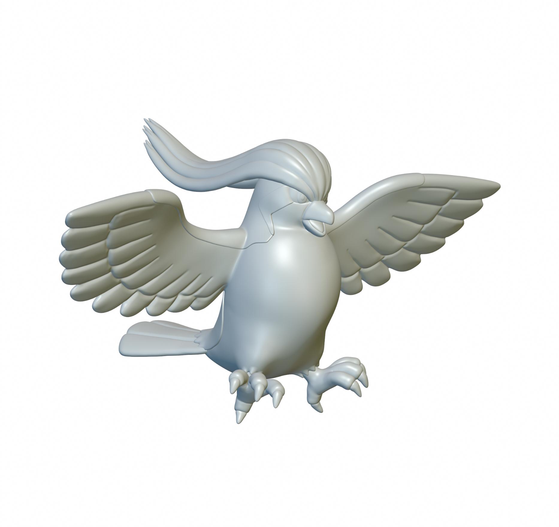 Pokemon Pidgeot #18 - Optimized for 3D Printing 3d model