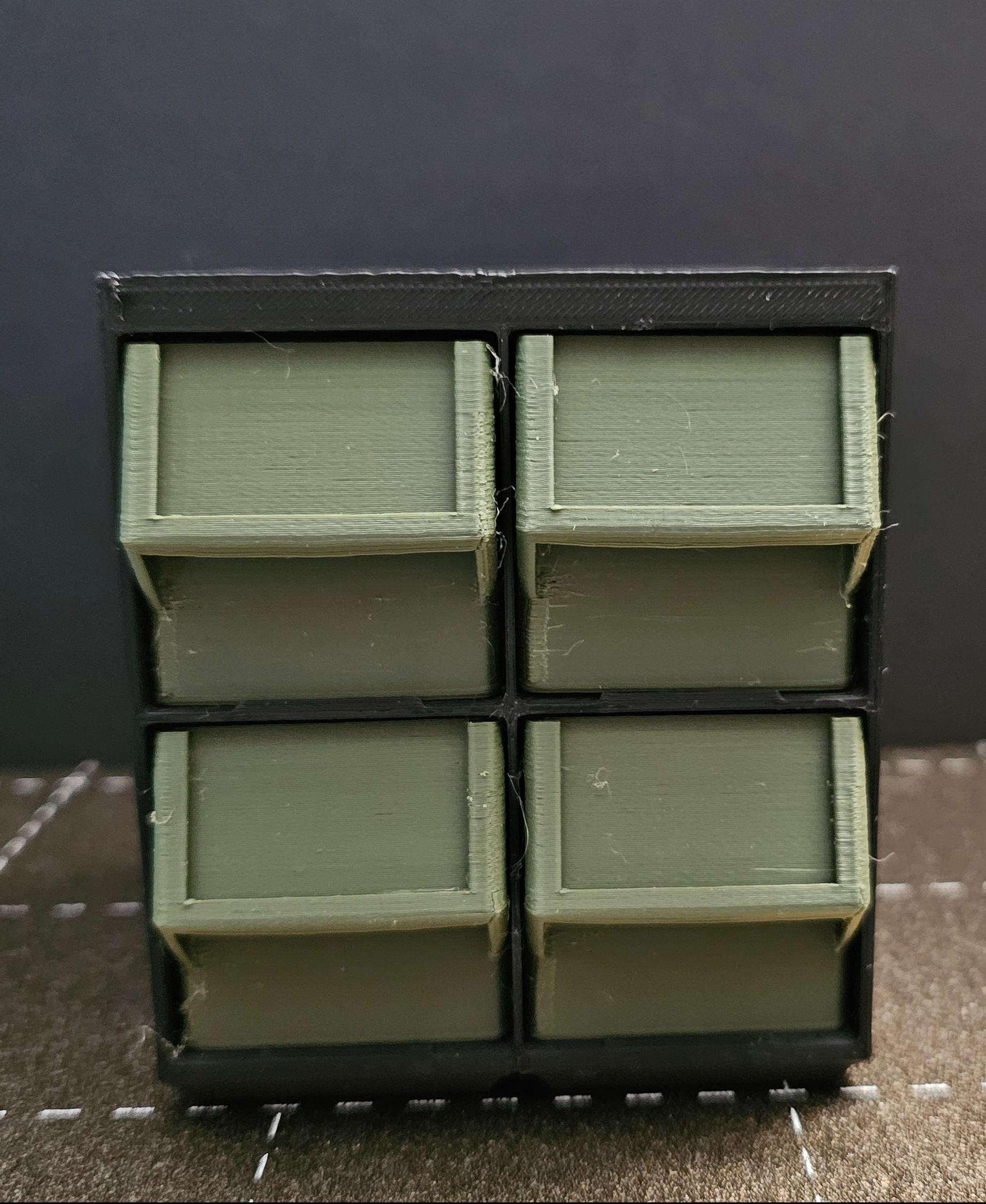 Screwfinity Unit 2U Large - The FREE Gridfinity Storage Unit - To Screwfinity and beyond...
Filaments.ca Value PLA (no longer available) and Eryone Mette Green Hyper PLA  - 3d model
