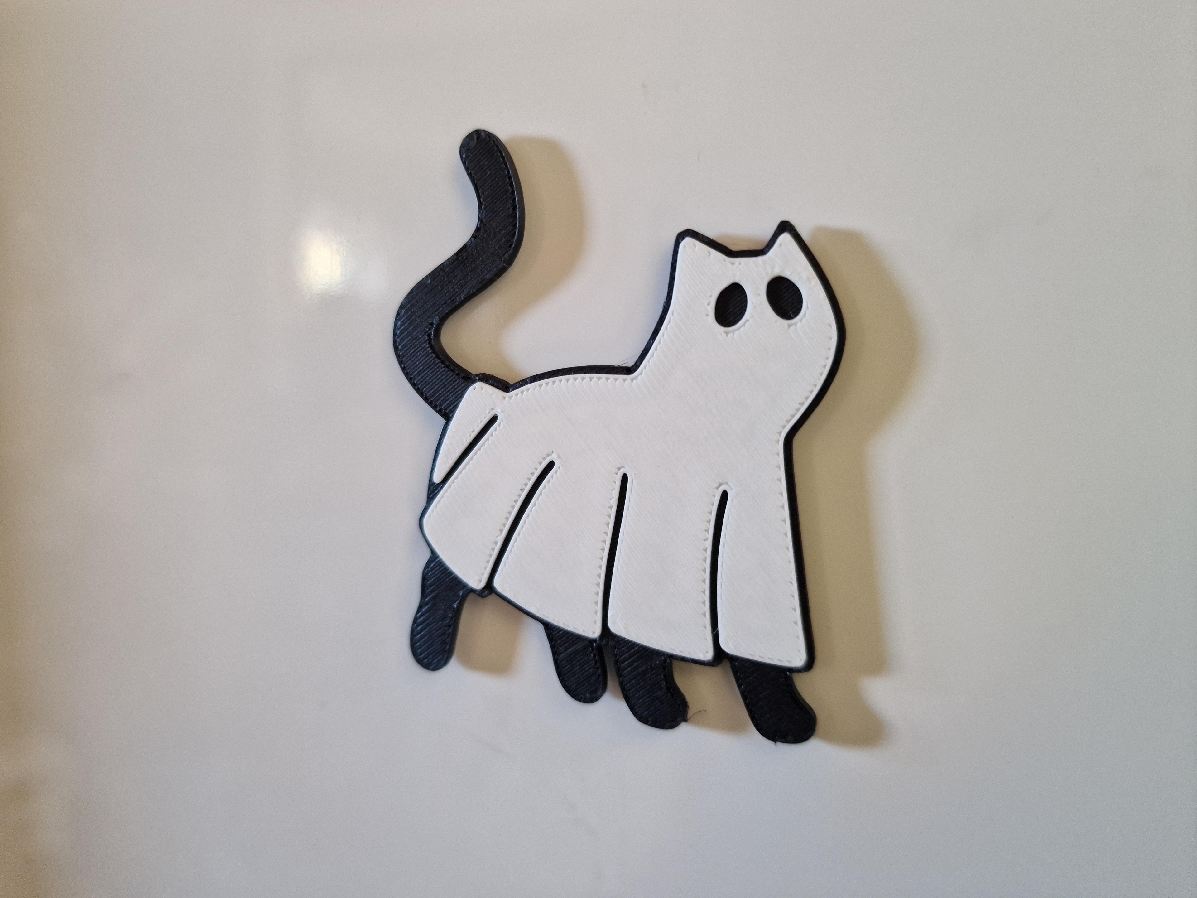 Cat Sheet Ghost 8  3d model